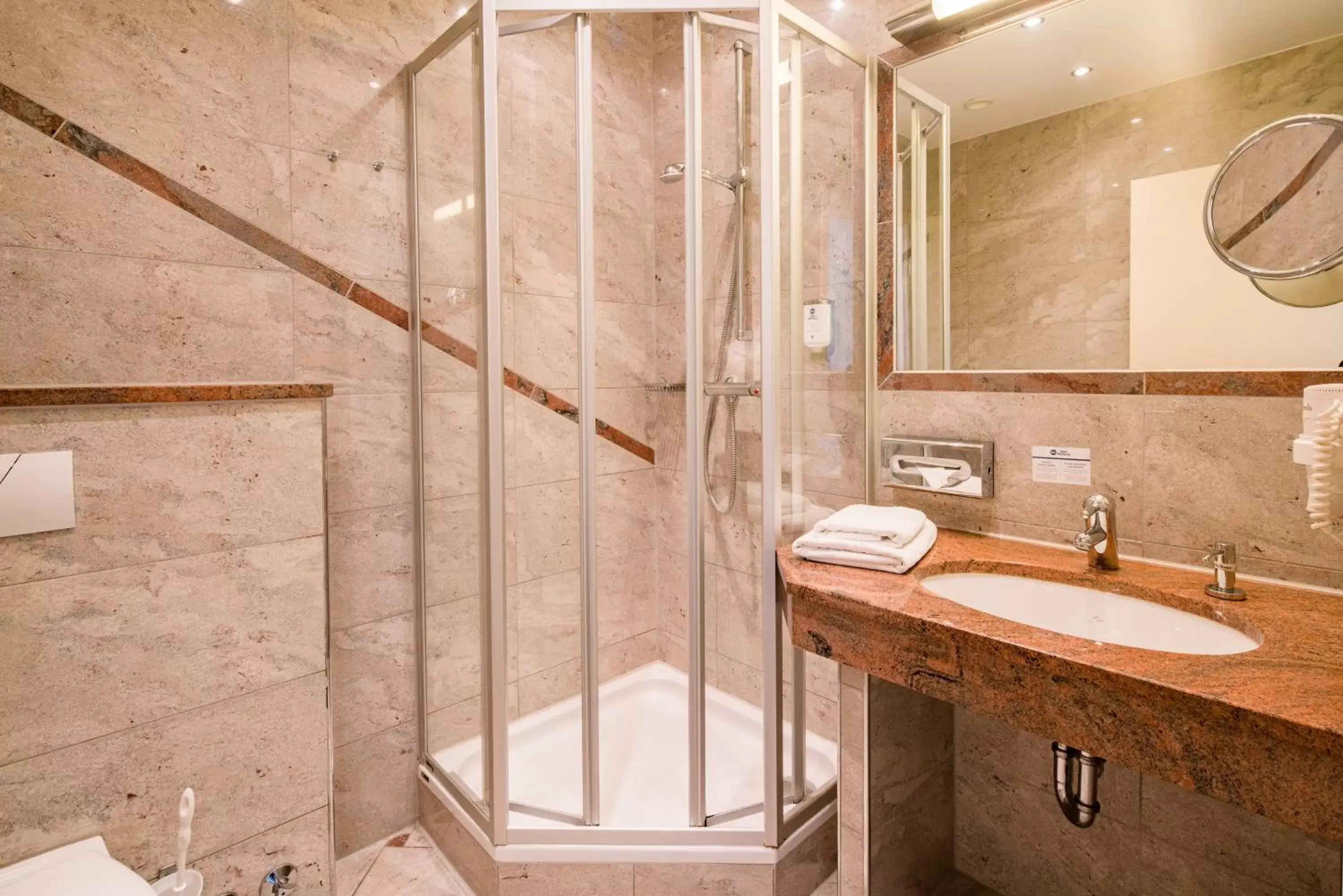 Shower, Bathroom in Best Western City Hotel Braunschweig