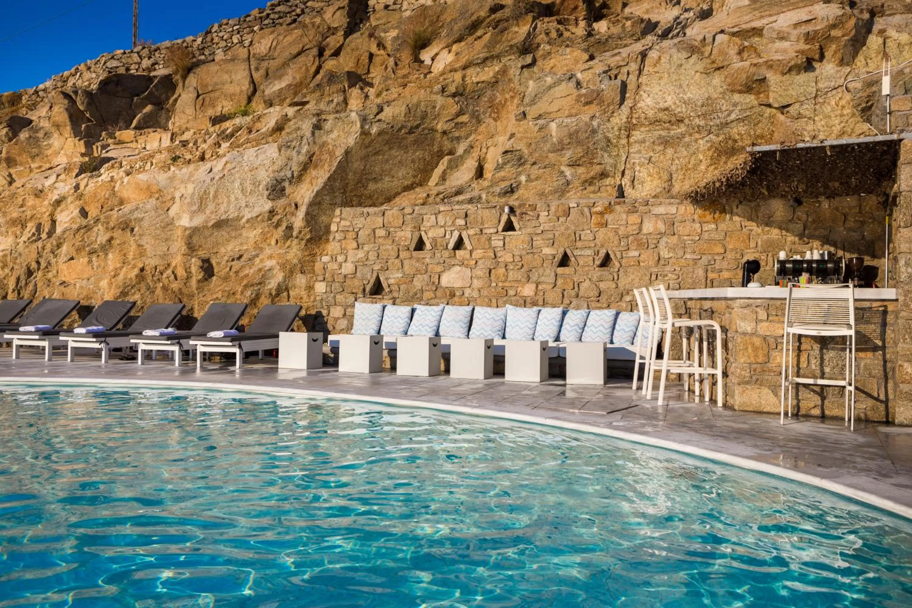 Swimming pool in Mykonos Beach Hotel