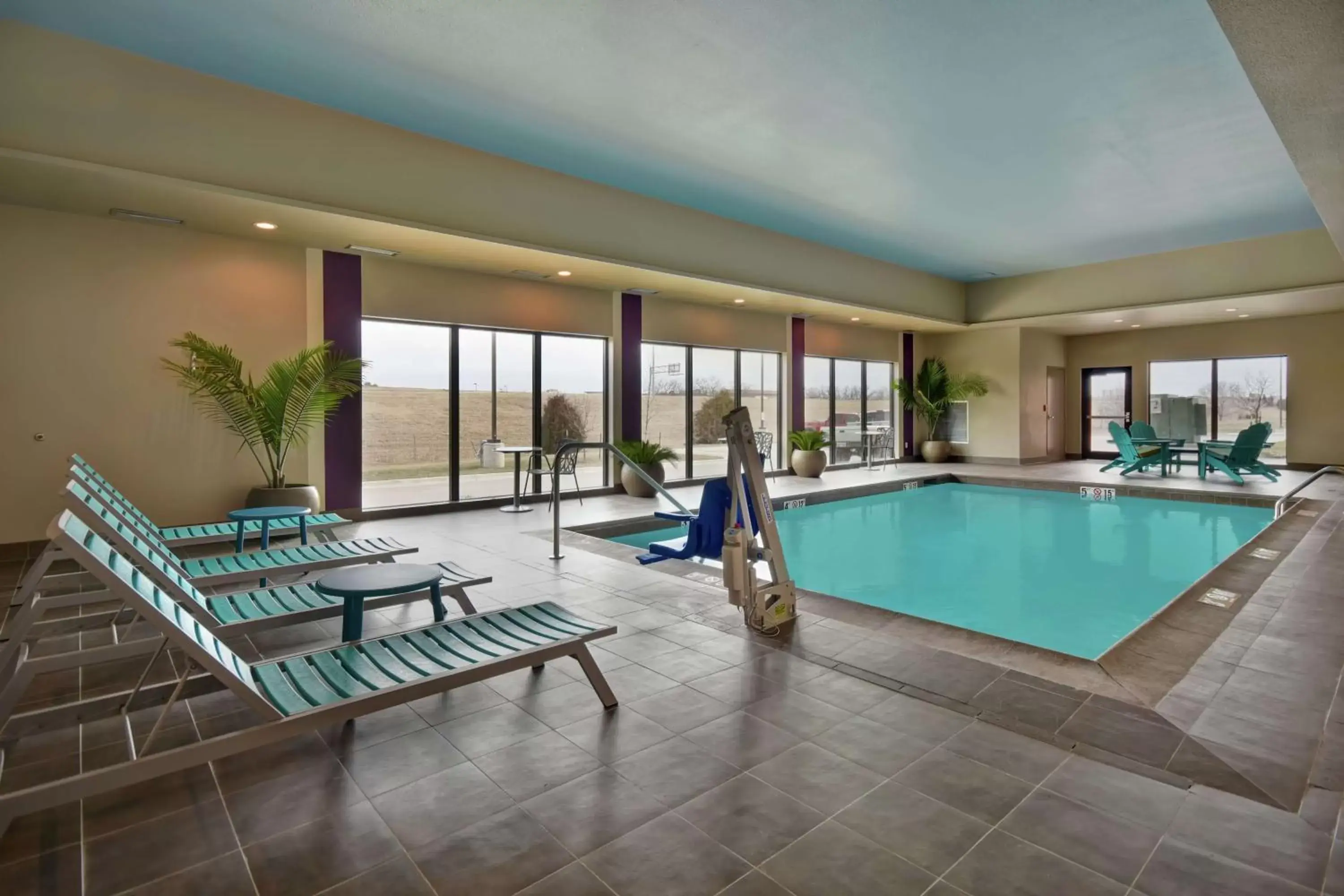 Pool view, Swimming Pool in Home2 Suites by Hilton Wichita Northeast