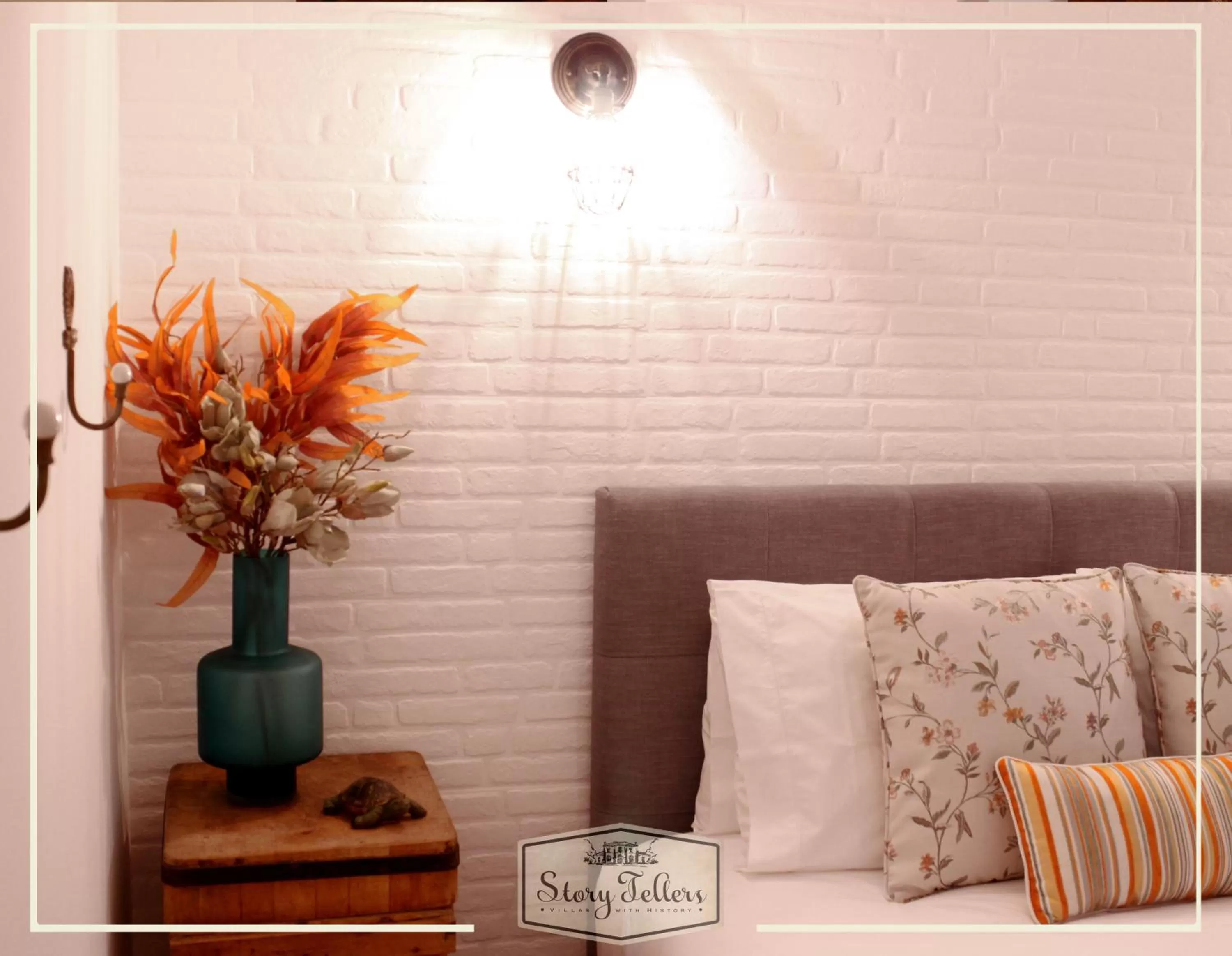 Bed in Storytellers Villas