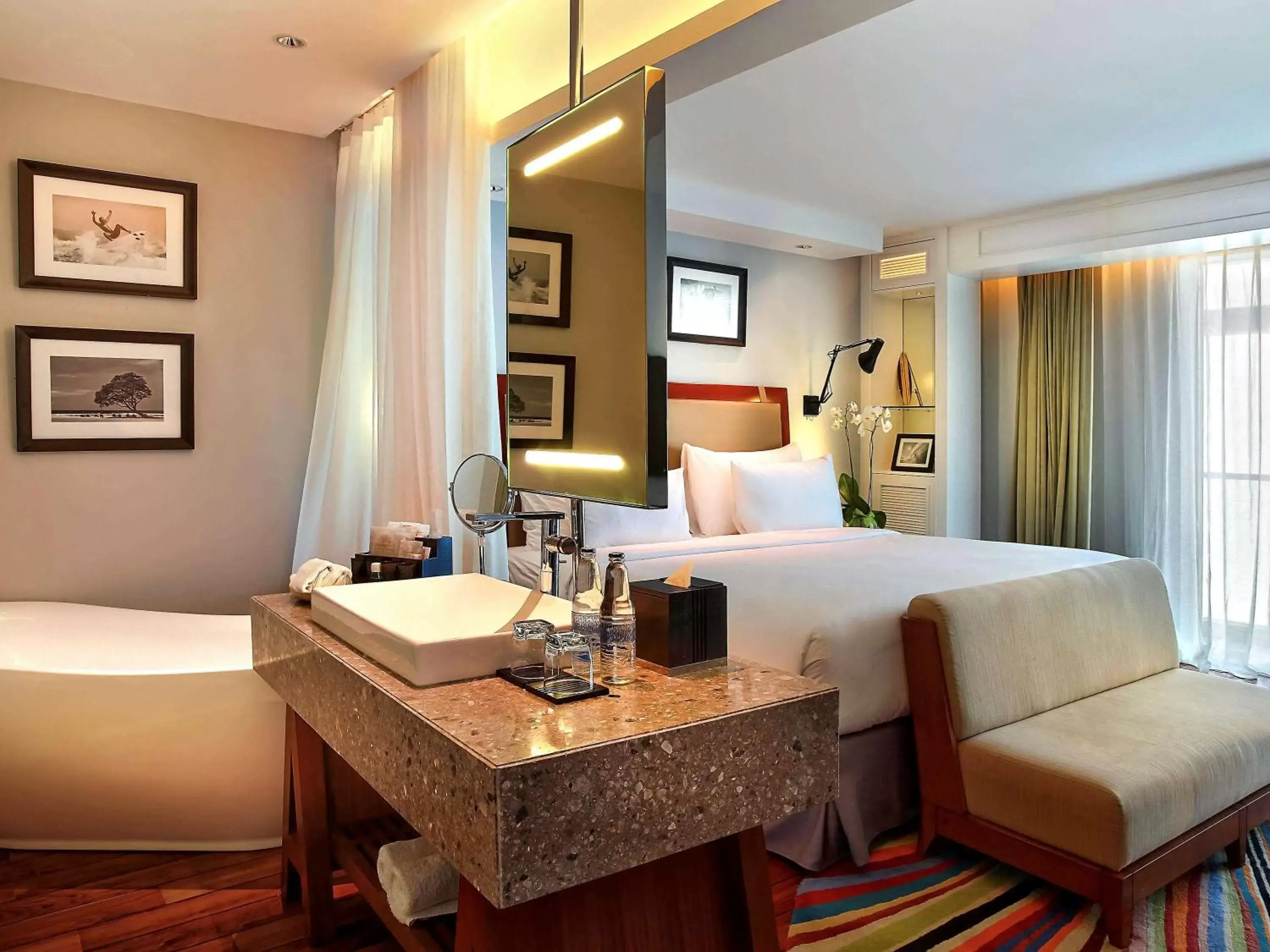 Deluxe Double Heritage Room with Partial Ocean View in The Kuta Beach Heritage Hotel - Managed by Accor