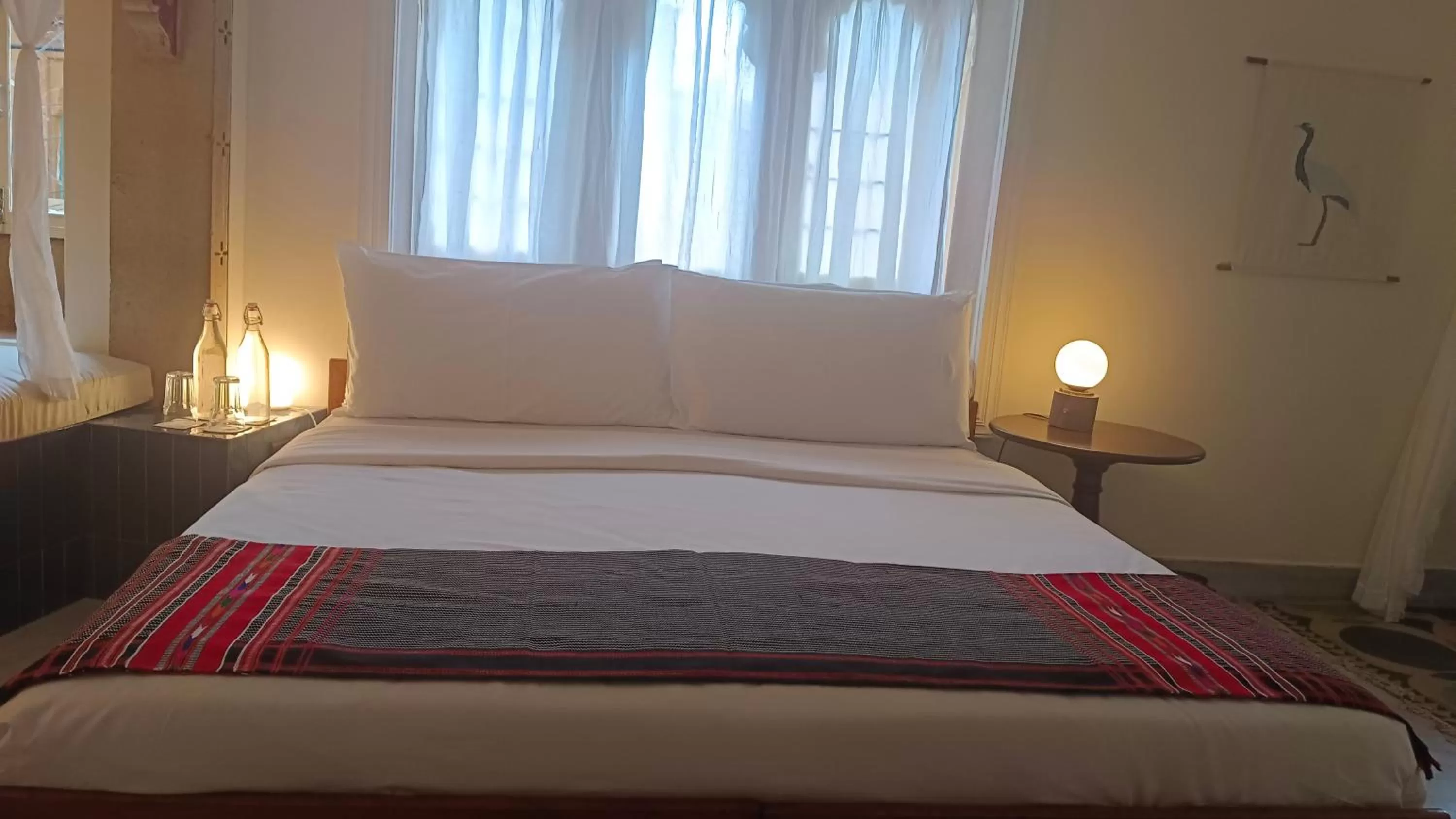 Bed in The Stepwell Hotel