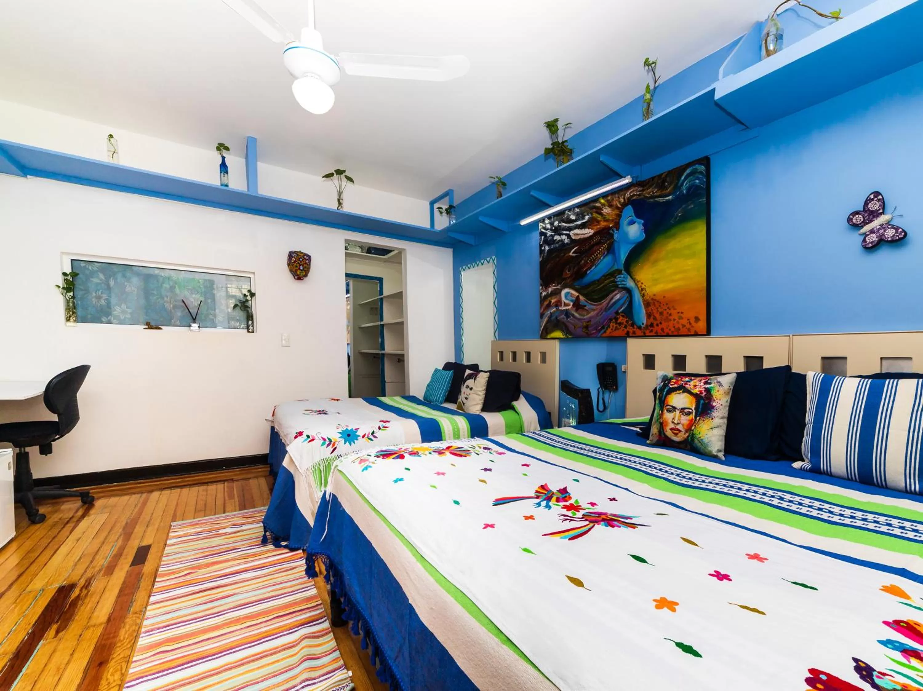 Bed in Casa Itzae B&B Polanquito Dog Friendly