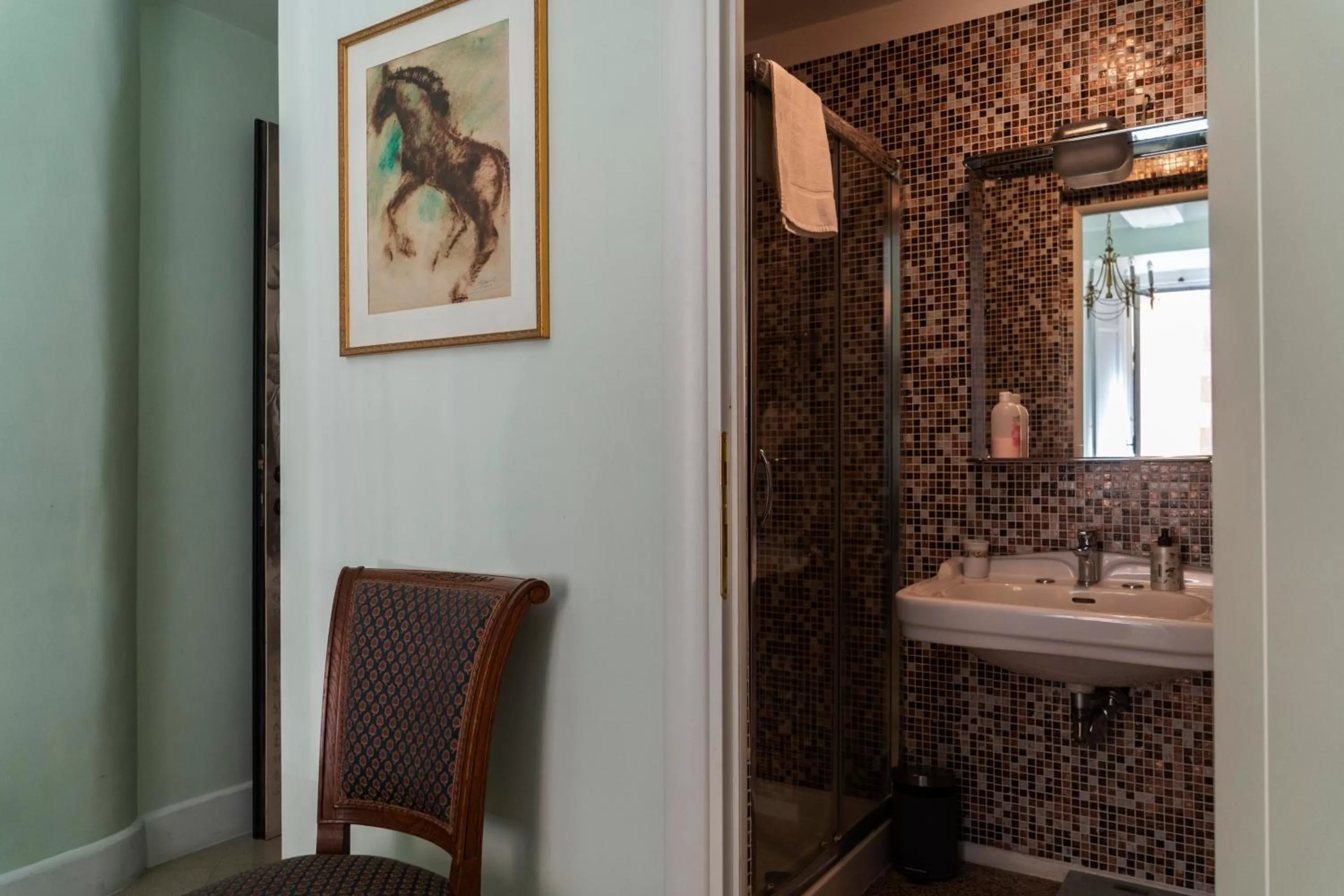 Bathroom in Dante's Hell B&B