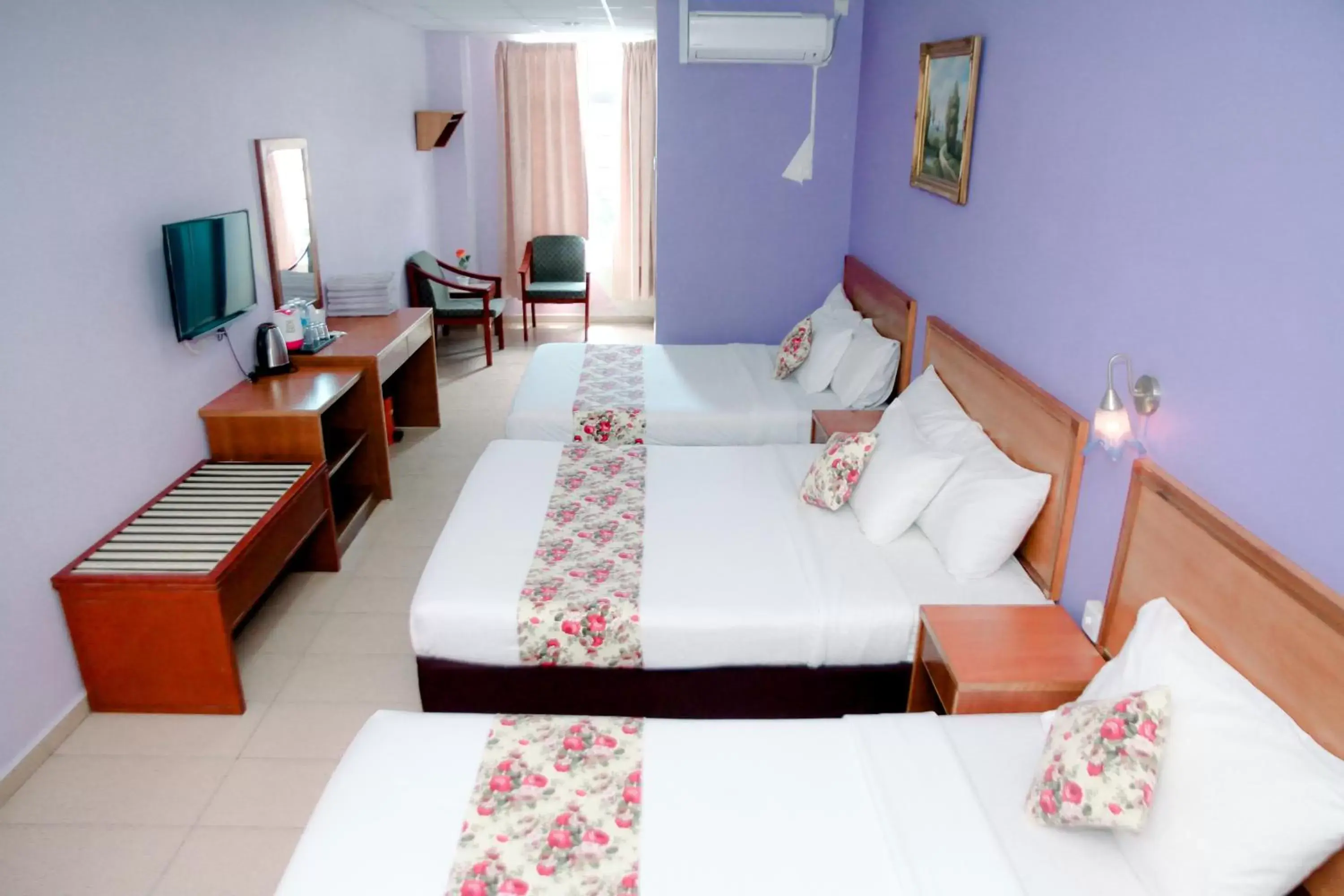 Bed in HOTEL D VIEW MERSING Bed in HOTEL D VIEW MERSING