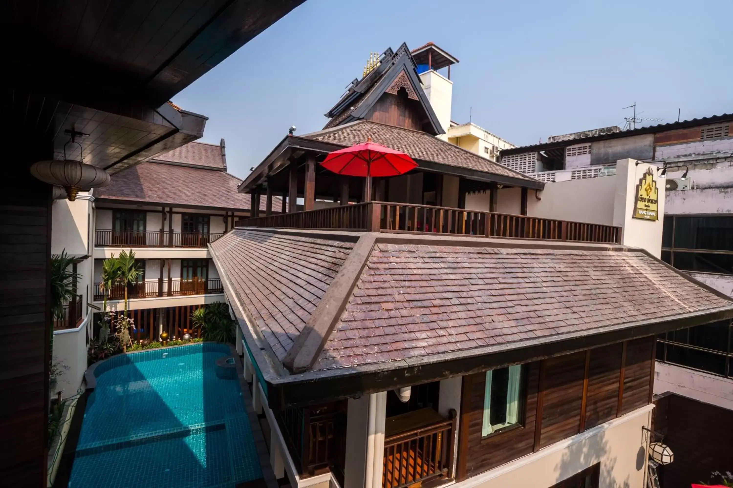 View (from property/room), Pool View in Viang Thapae Resort- SHA Extra Plus