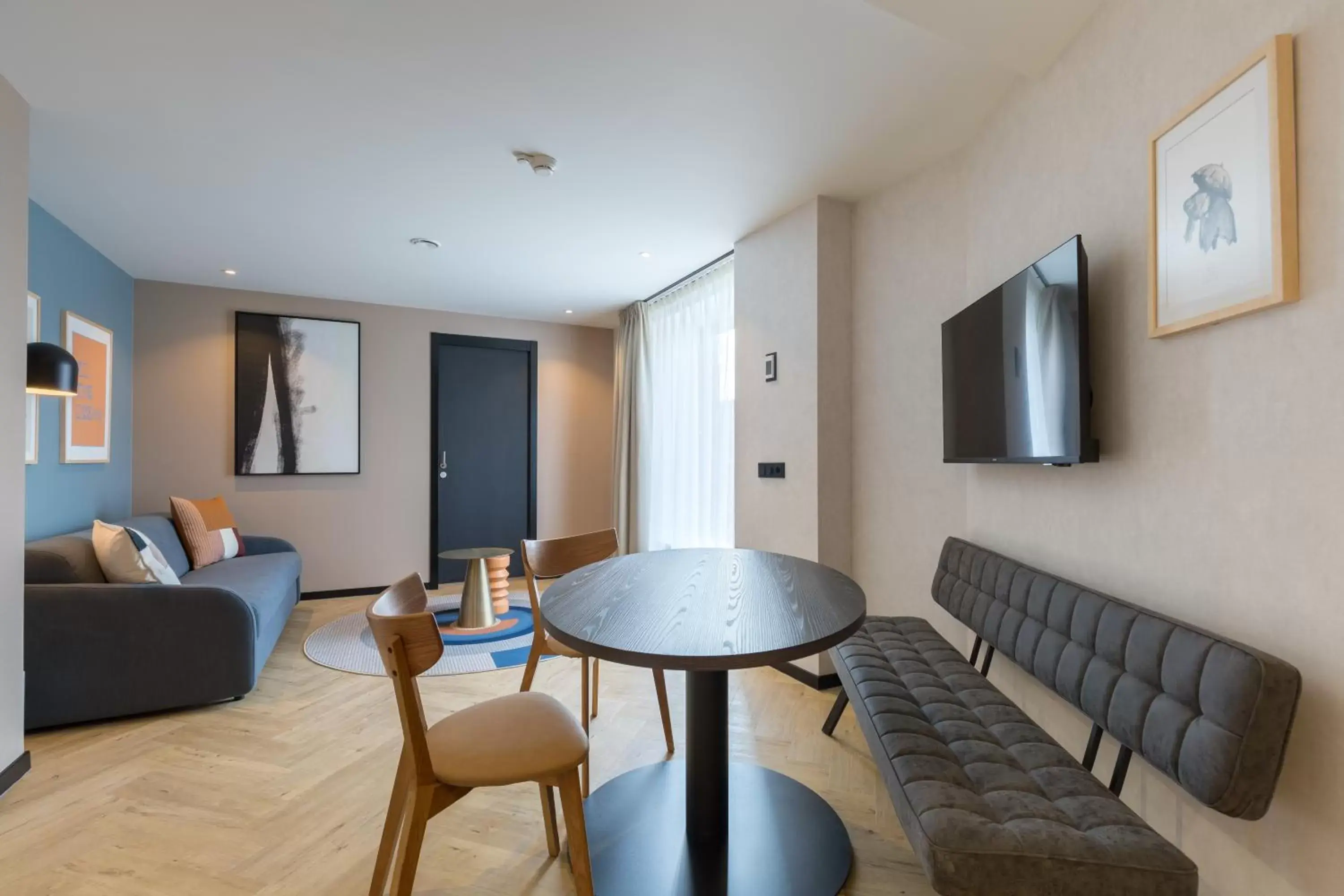 Living room, Seating Area in Ocean House Scheveningen