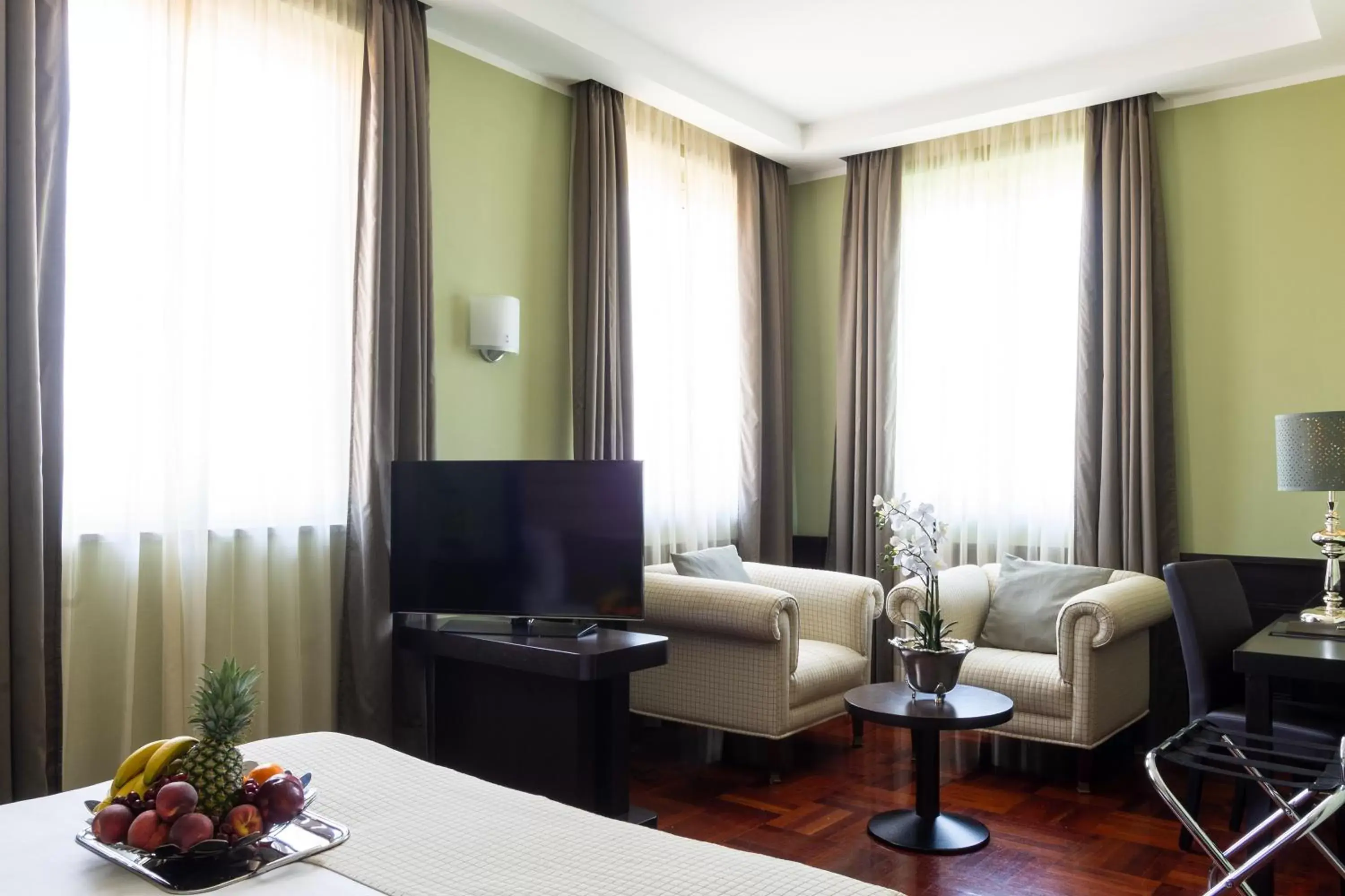 Living room, TV/Entertainment Center in Hotel Silver Milano