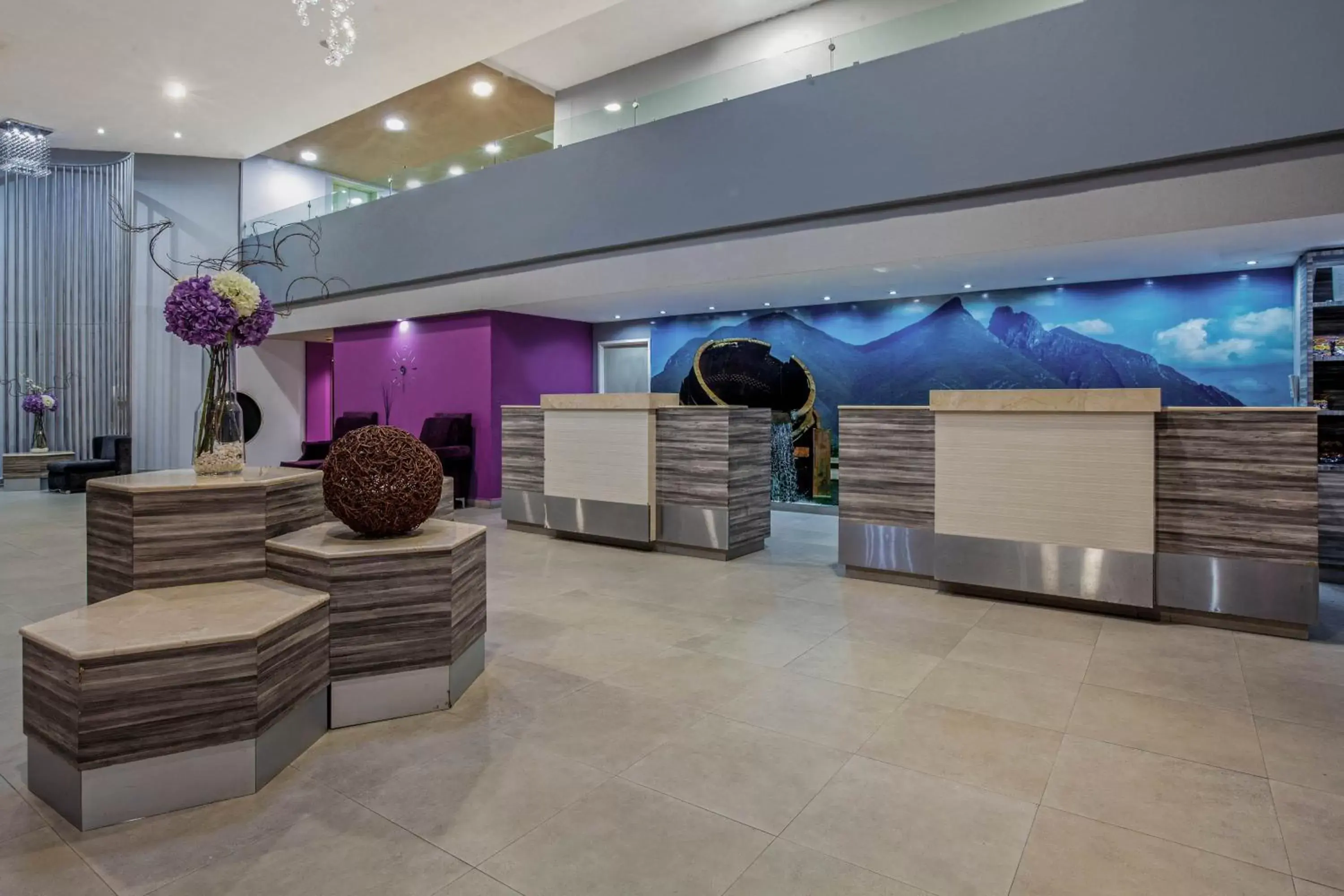 Lobby or reception in CHN Hotel Monterrey Centro, Trademark Collection by Wyndham Lobby or reception in CHN Hotel Monterrey Centro, Trademark Collection by Wyndham