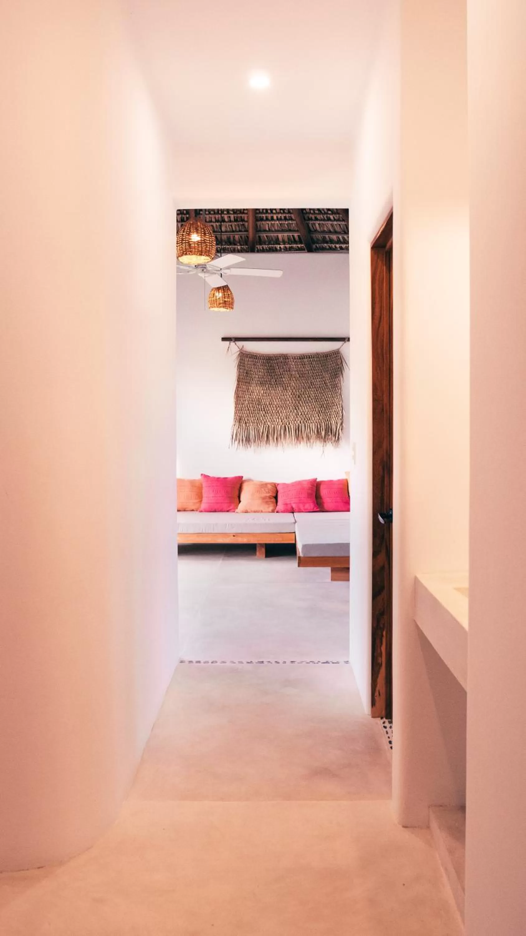 Lobby or reception, Bed in Casa Kuaa