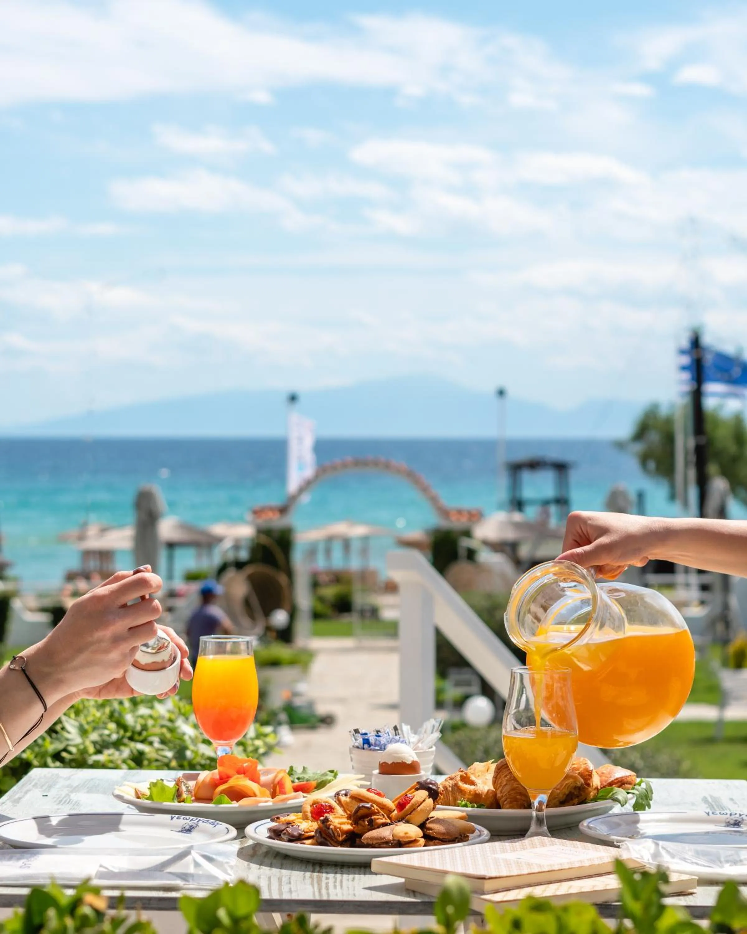 Breakfast in Georgalas Sun Beach Resort