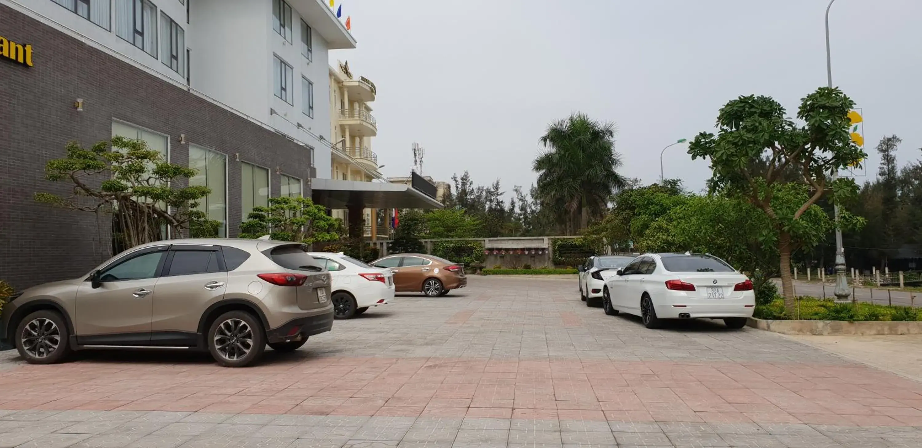 Patio, Property Building in Phu Cuong Beach Hotel