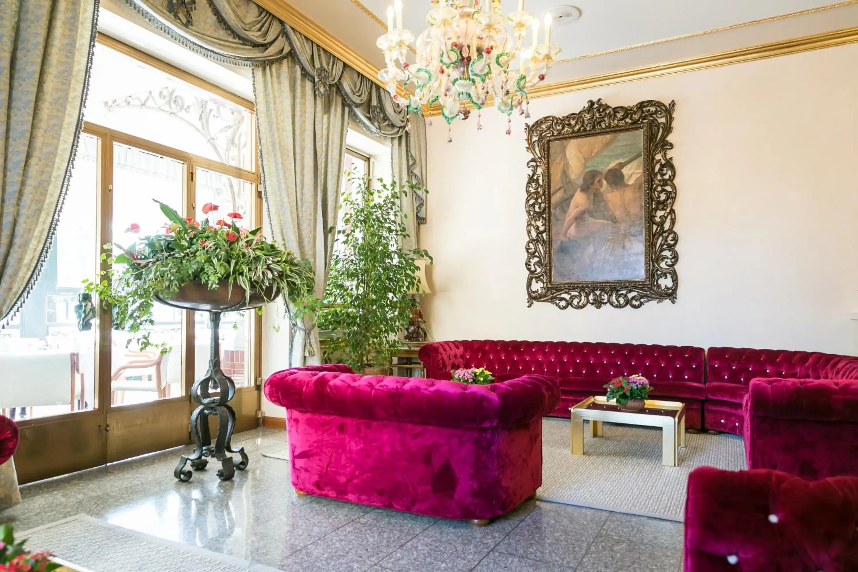 Lobby or reception, Lounge/Bar in Hotel Milan Speranza Au Lac