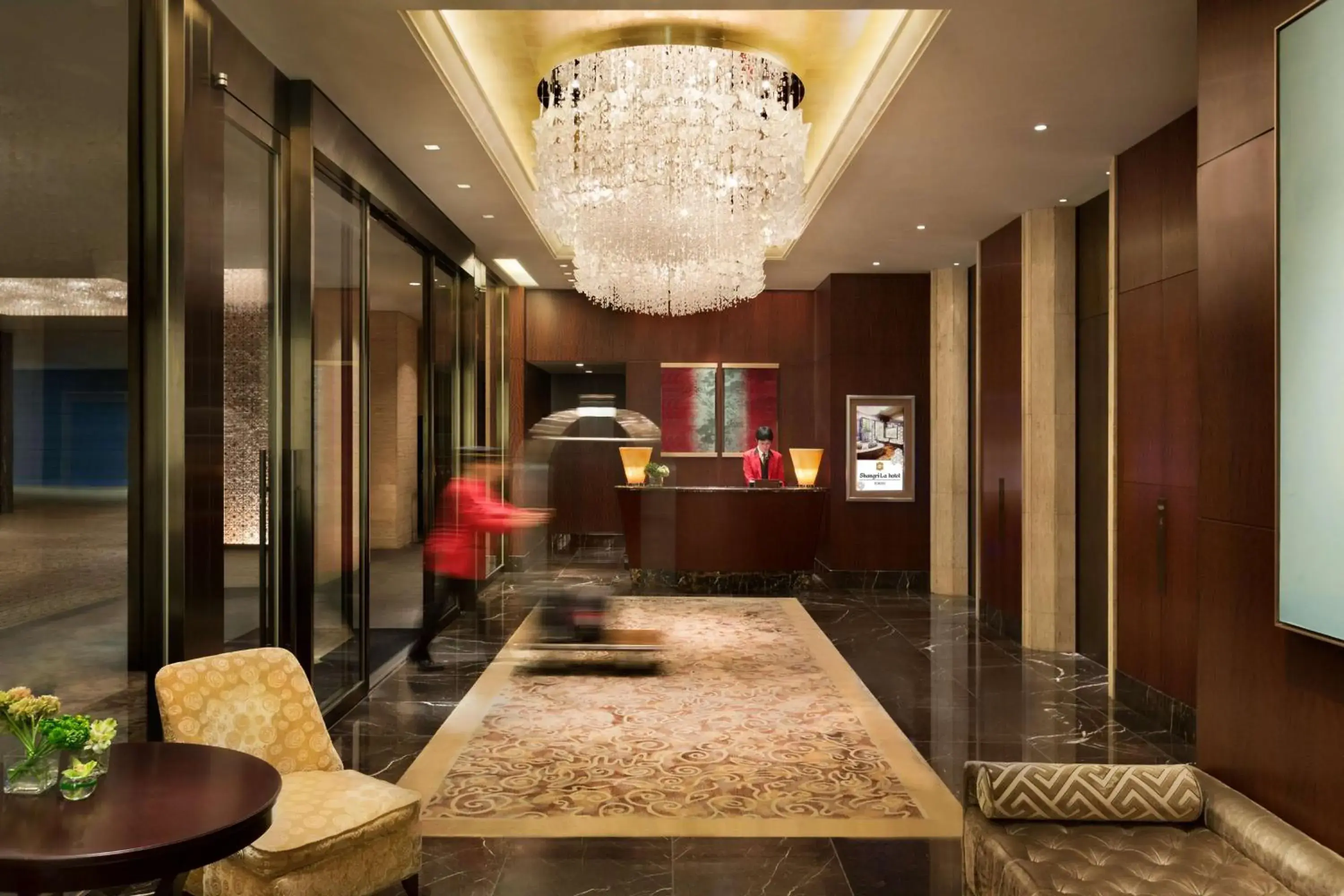 Lobby or reception in Shangri-La Tokyo