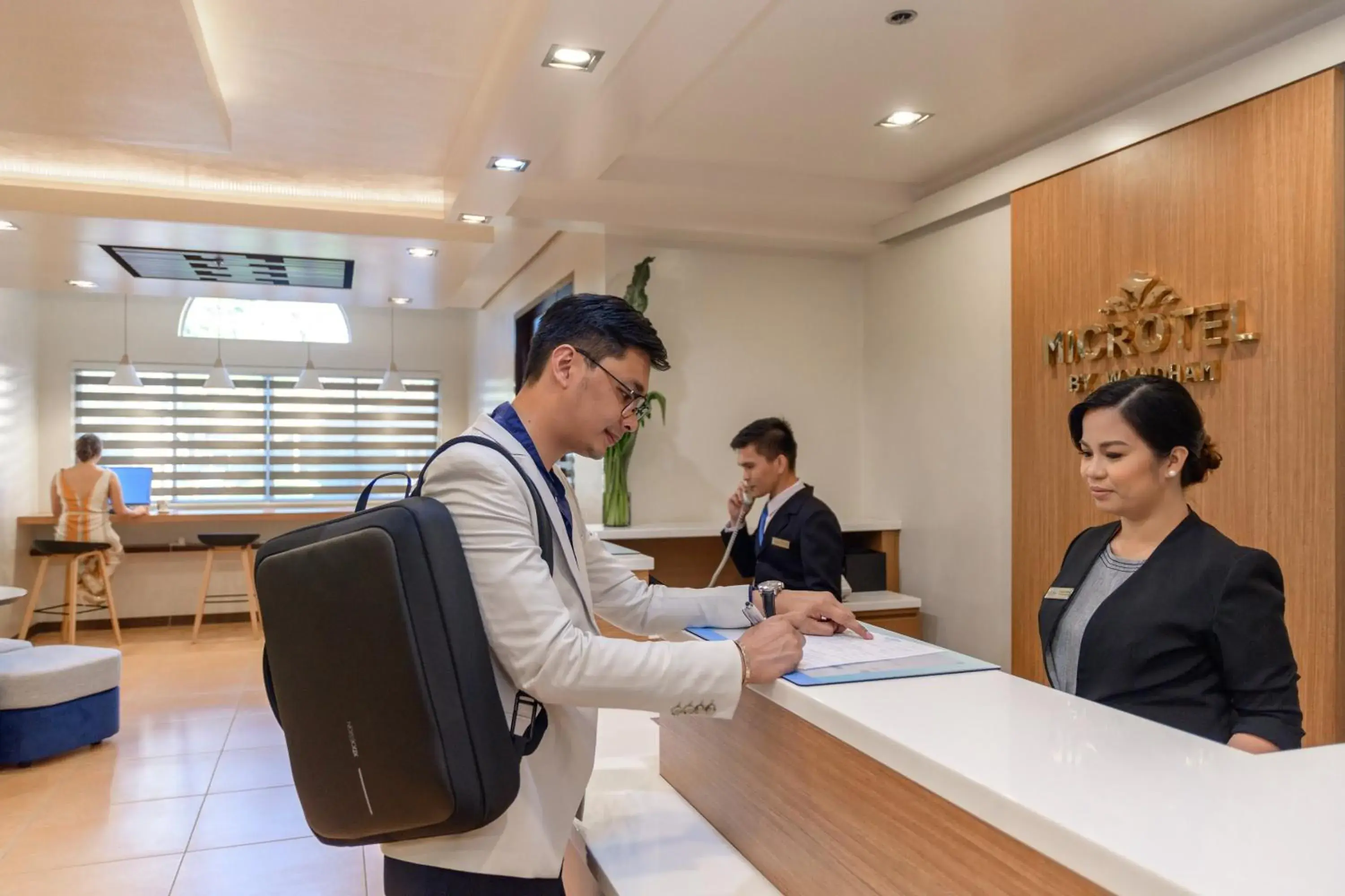 Lobby/Reception in Microtel by Wyndham Davao