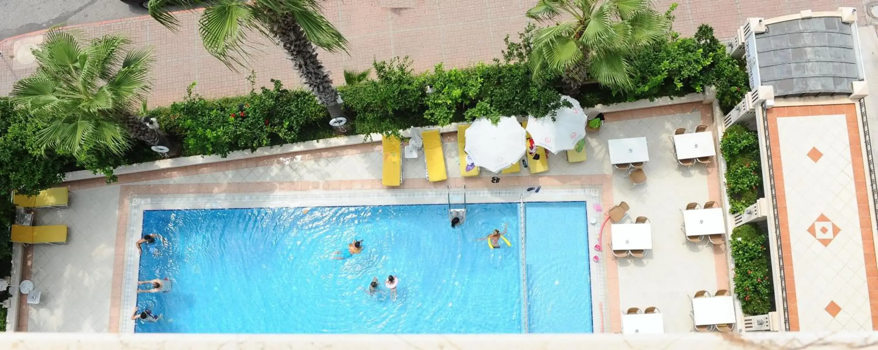 Pool View in Hotel Royal Hill