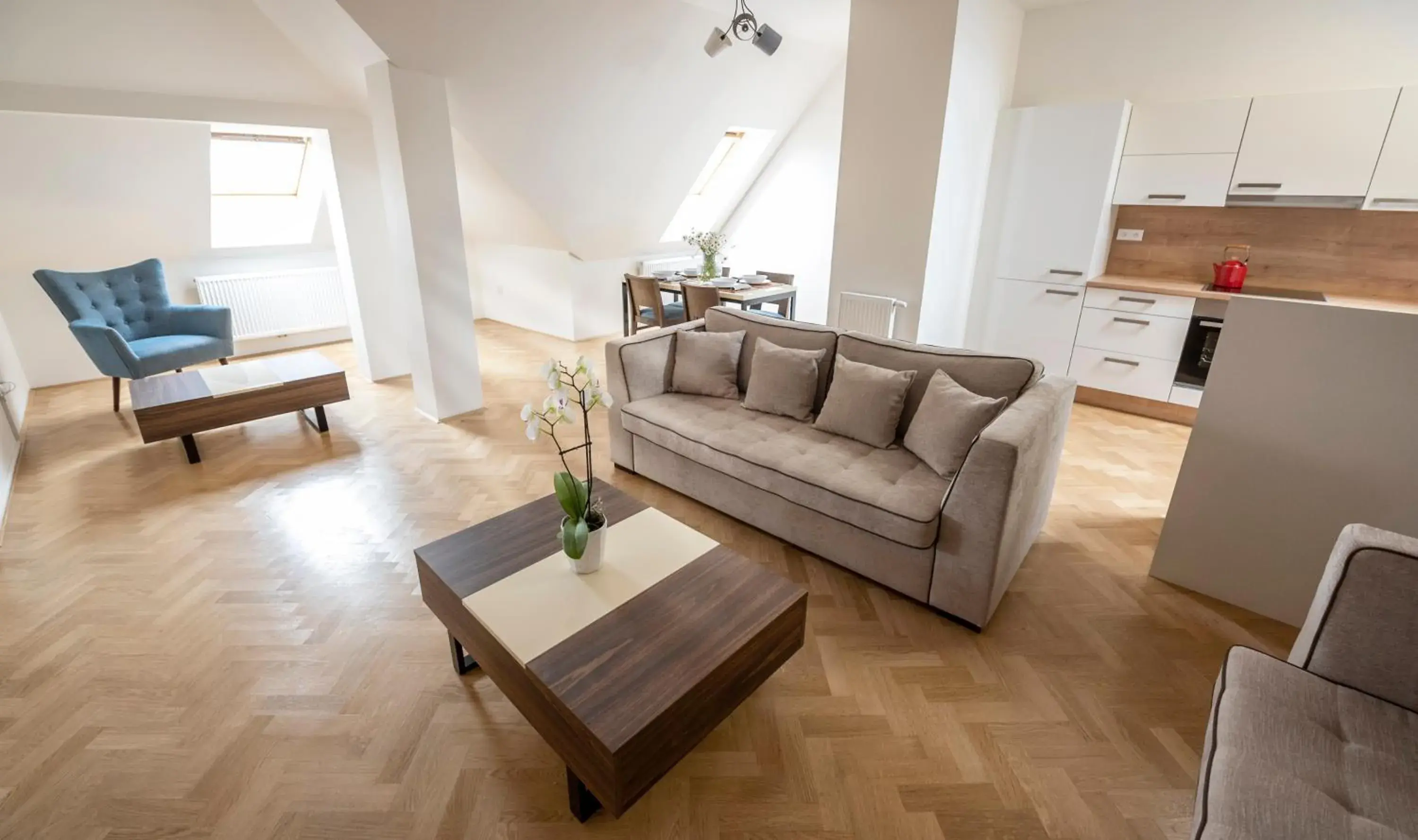 Seating Area in Letna Garden Suites