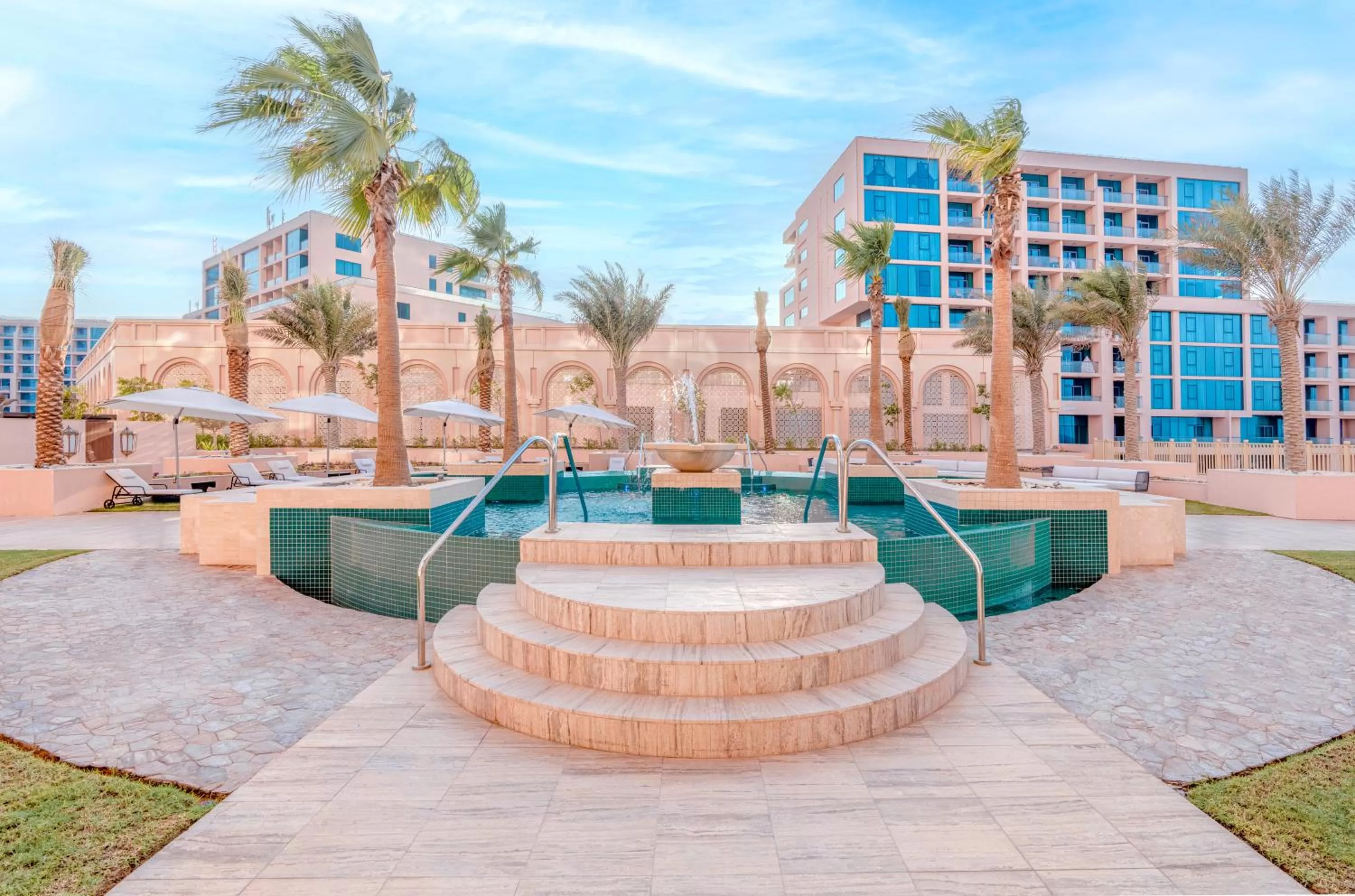 Pool view in Rixos Marina Abu Dhabi