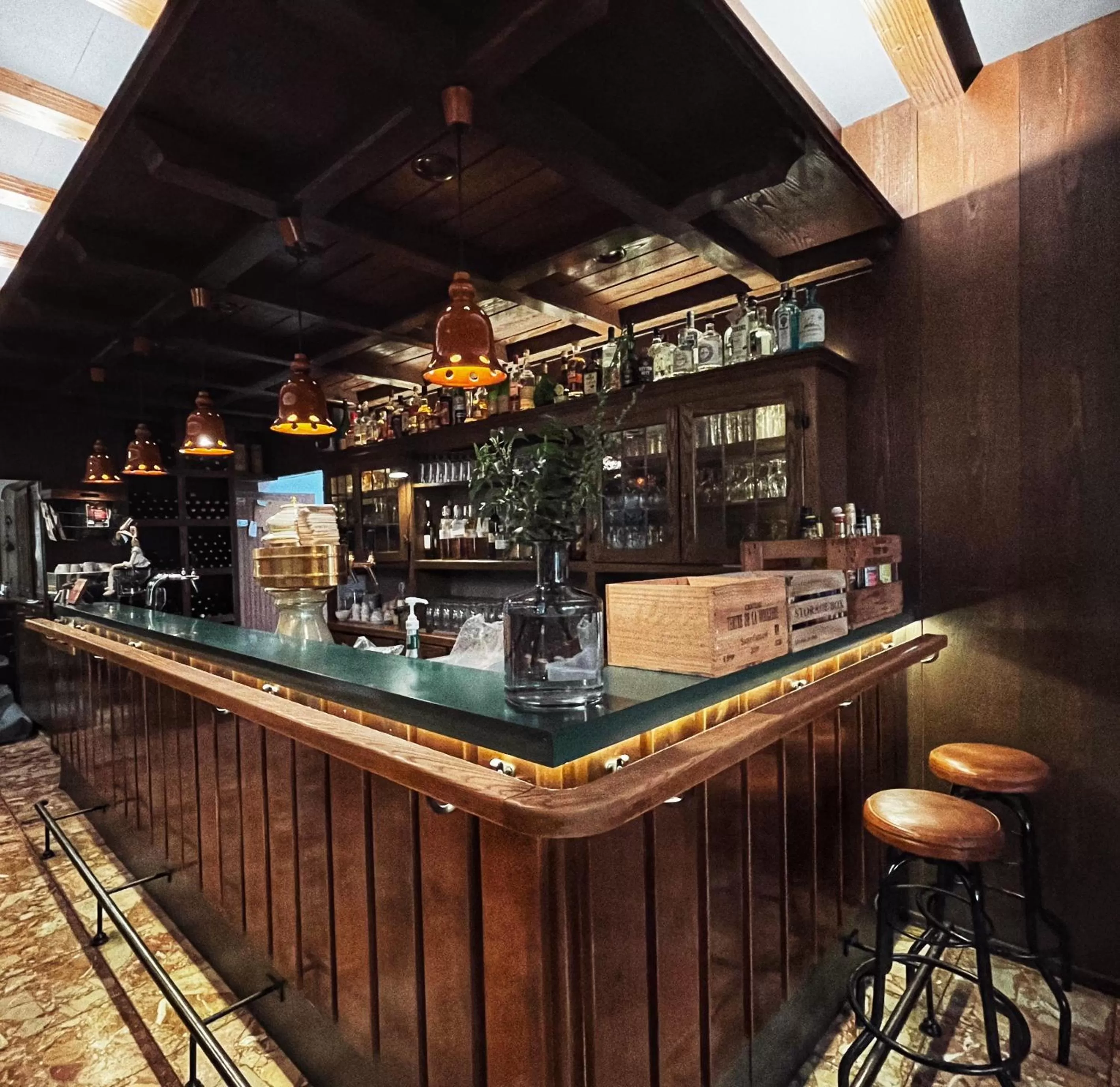 Lounge or bar in Hotel & Weinhaus Zum Schwarzen Bären