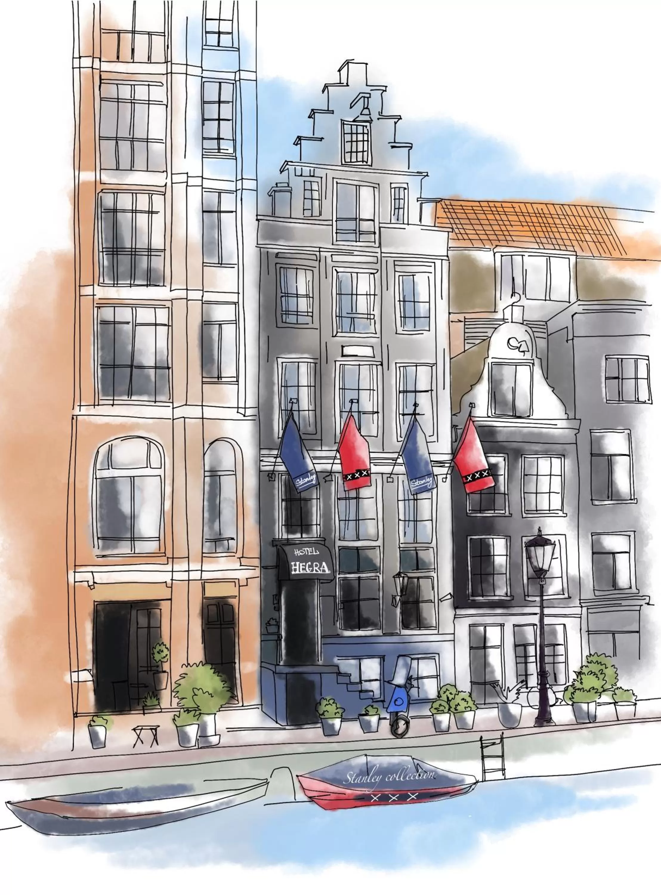Property building in Stanley Collection Hotel Hegra Amsterdam