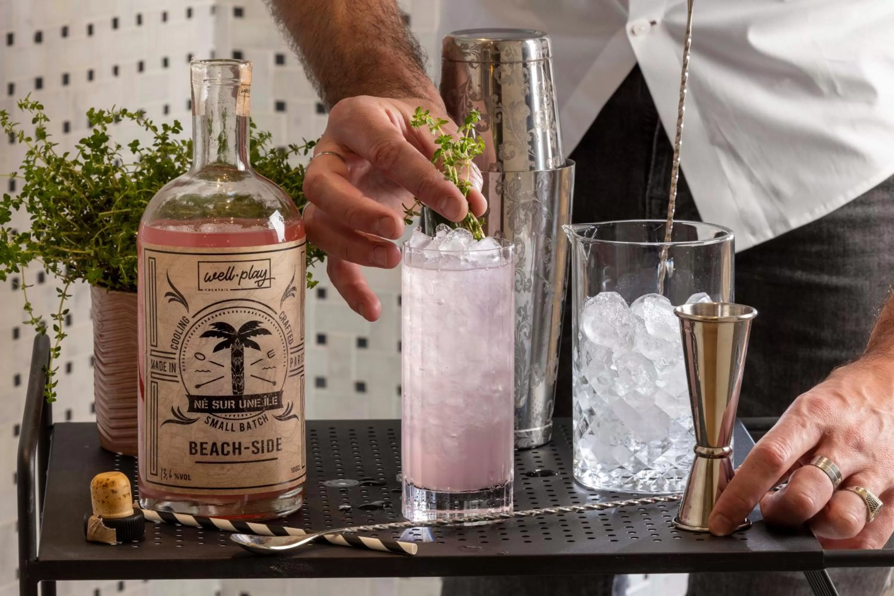 Drinks in Hotel Louvre Montana