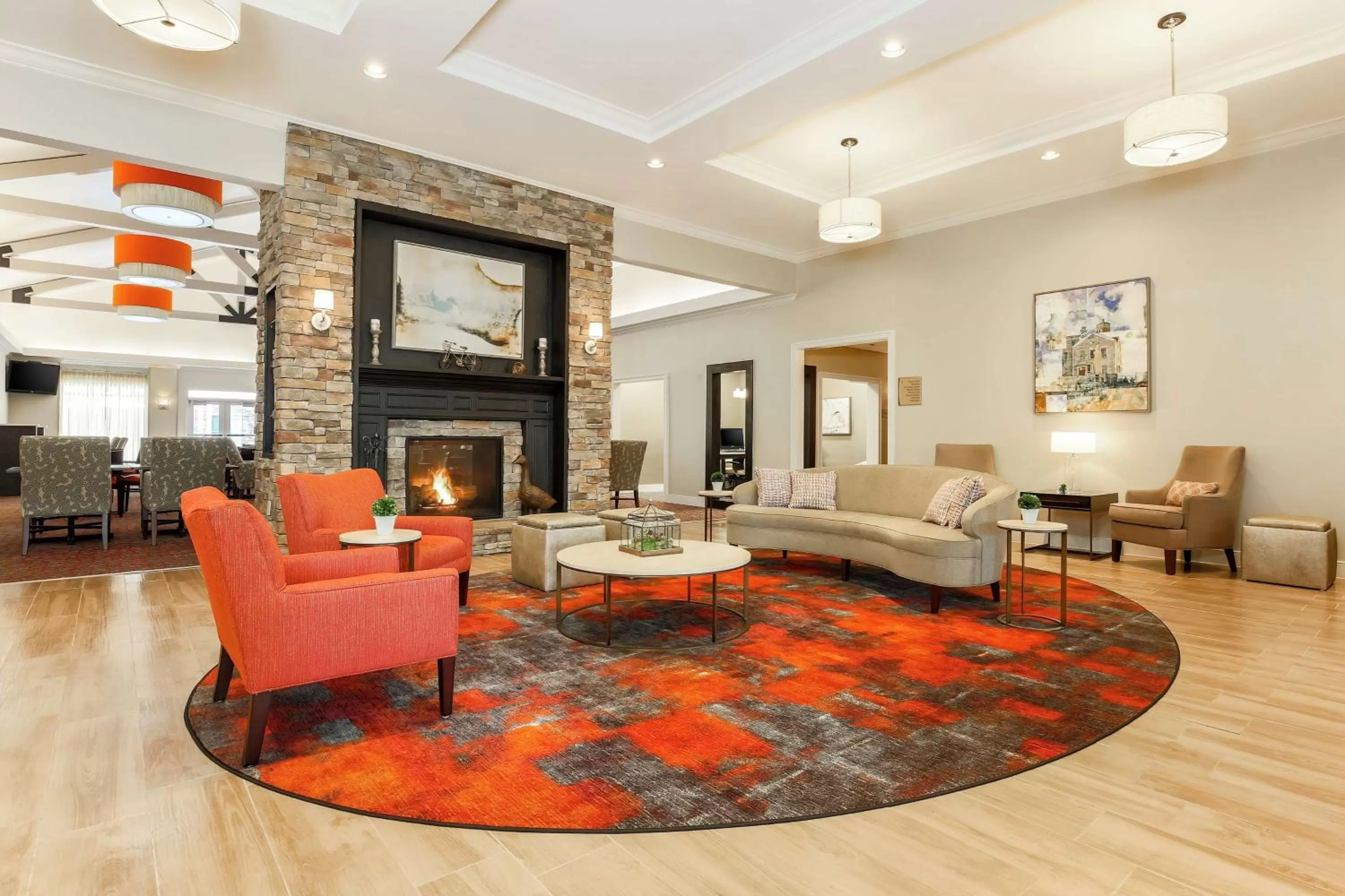 Lobby or reception in Homewood Suites by Hilton Long Island-Melville