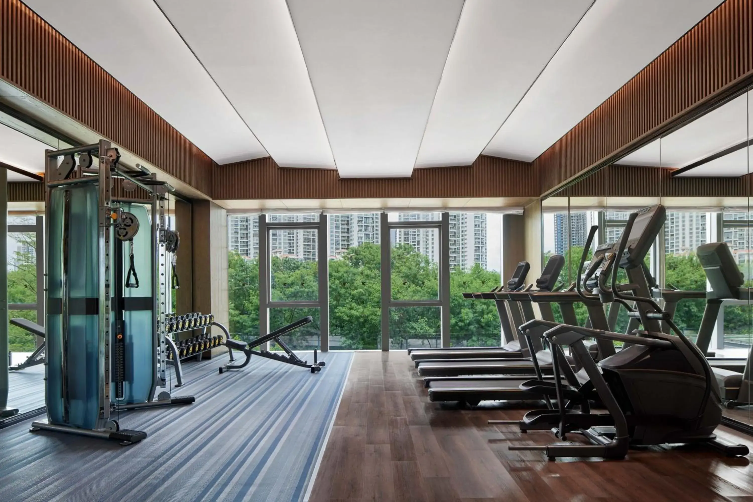 Fitness centre/facilities, Fitness Center/Facilities in JW Marriott Hotel Shenzhen Bao'an International Airport