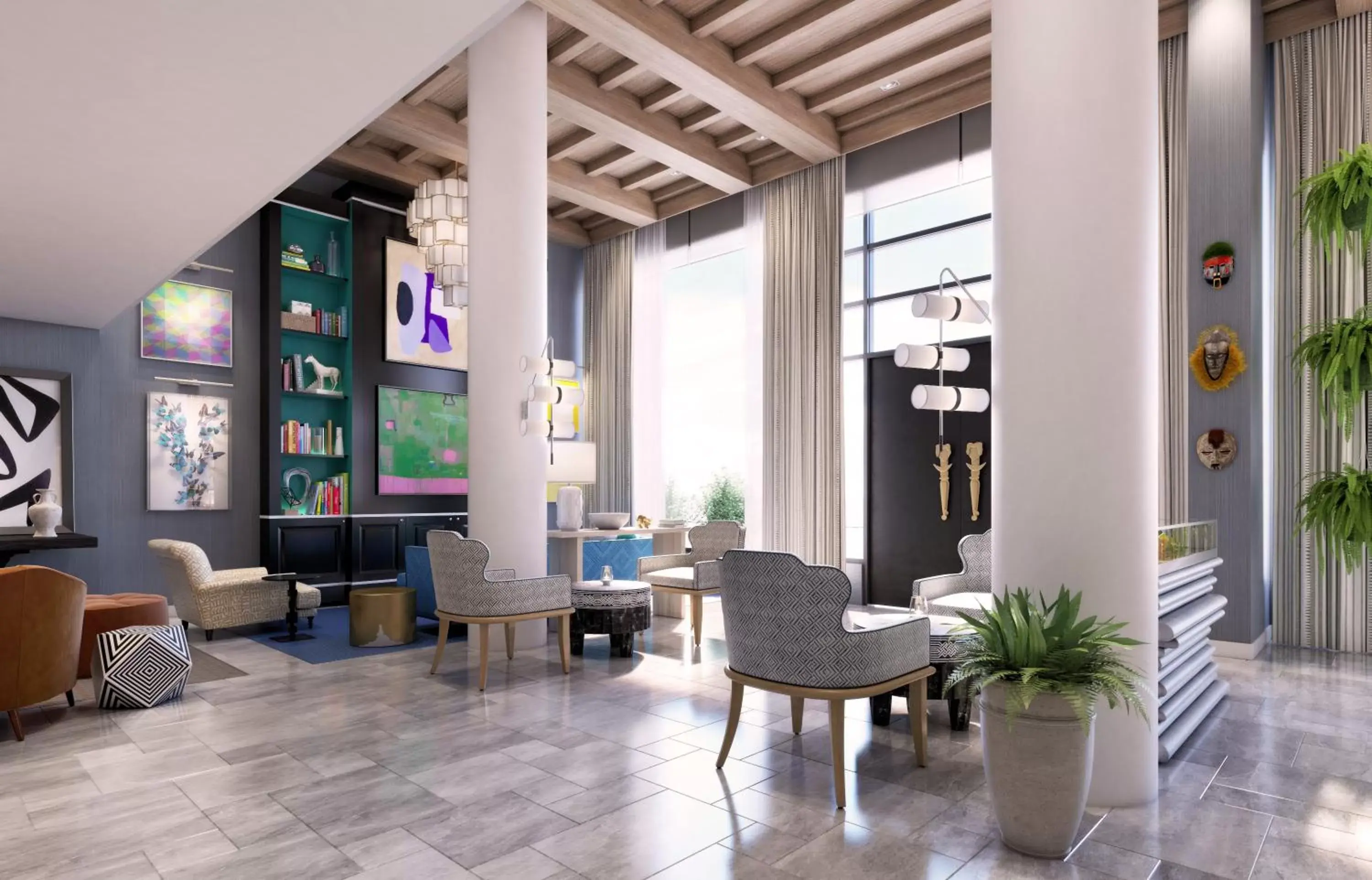 Lobby or reception in Hotel Triton Lobby or reception in Hotel Triton