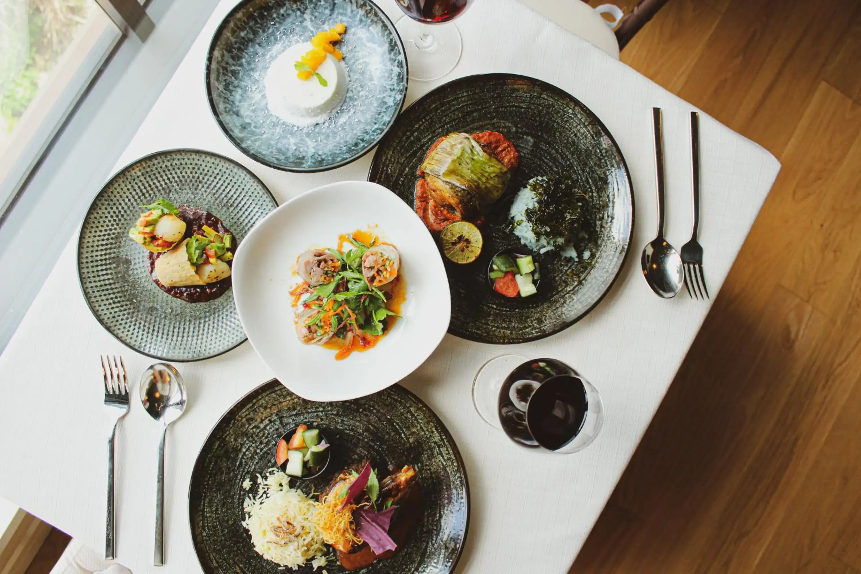 Food close-up, Lunch and Dinner in The Chow Kit - an Ormond Hotel