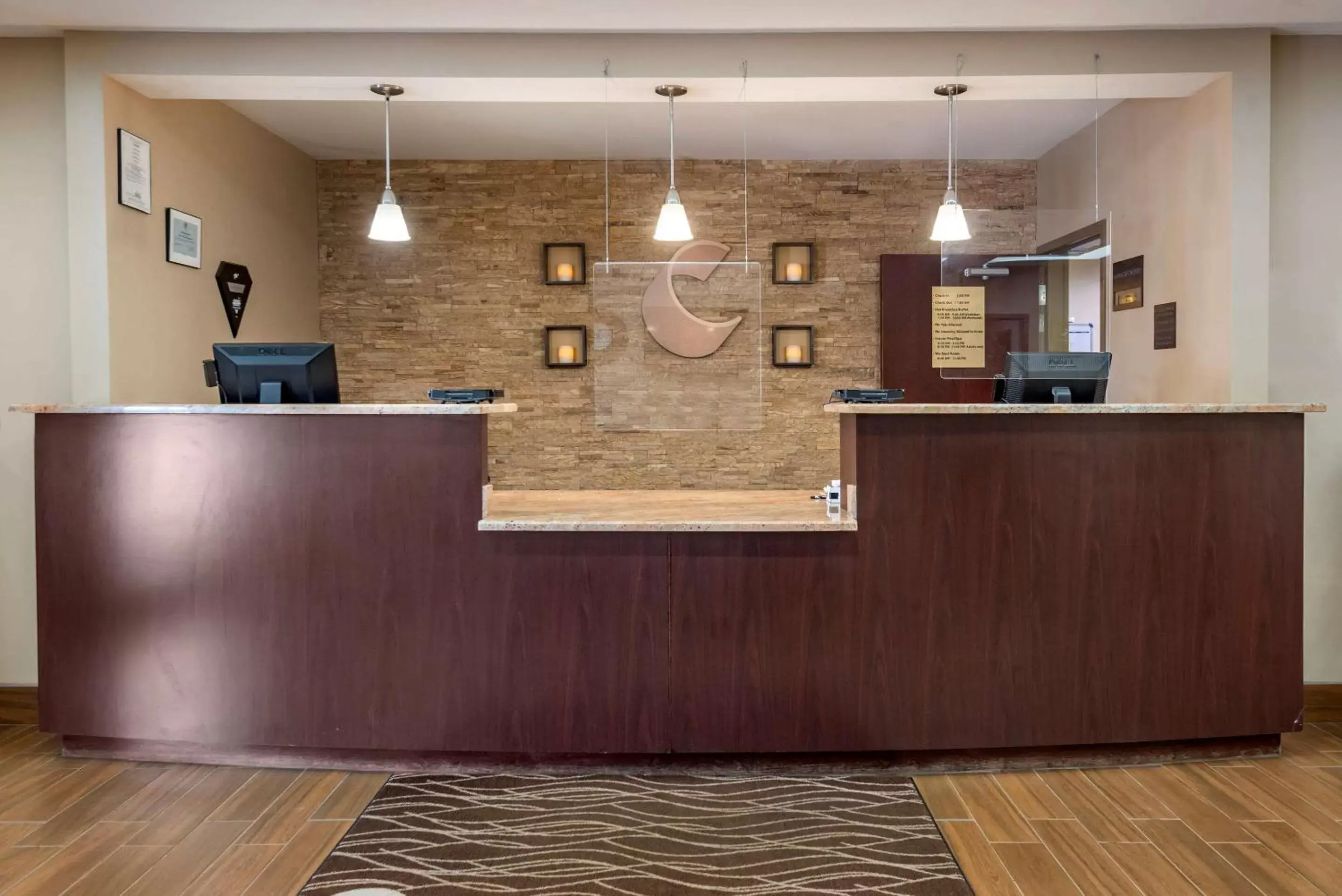 Lobby or reception, Lobby/Reception in Comfort Inn & Suites Farmington - Victor