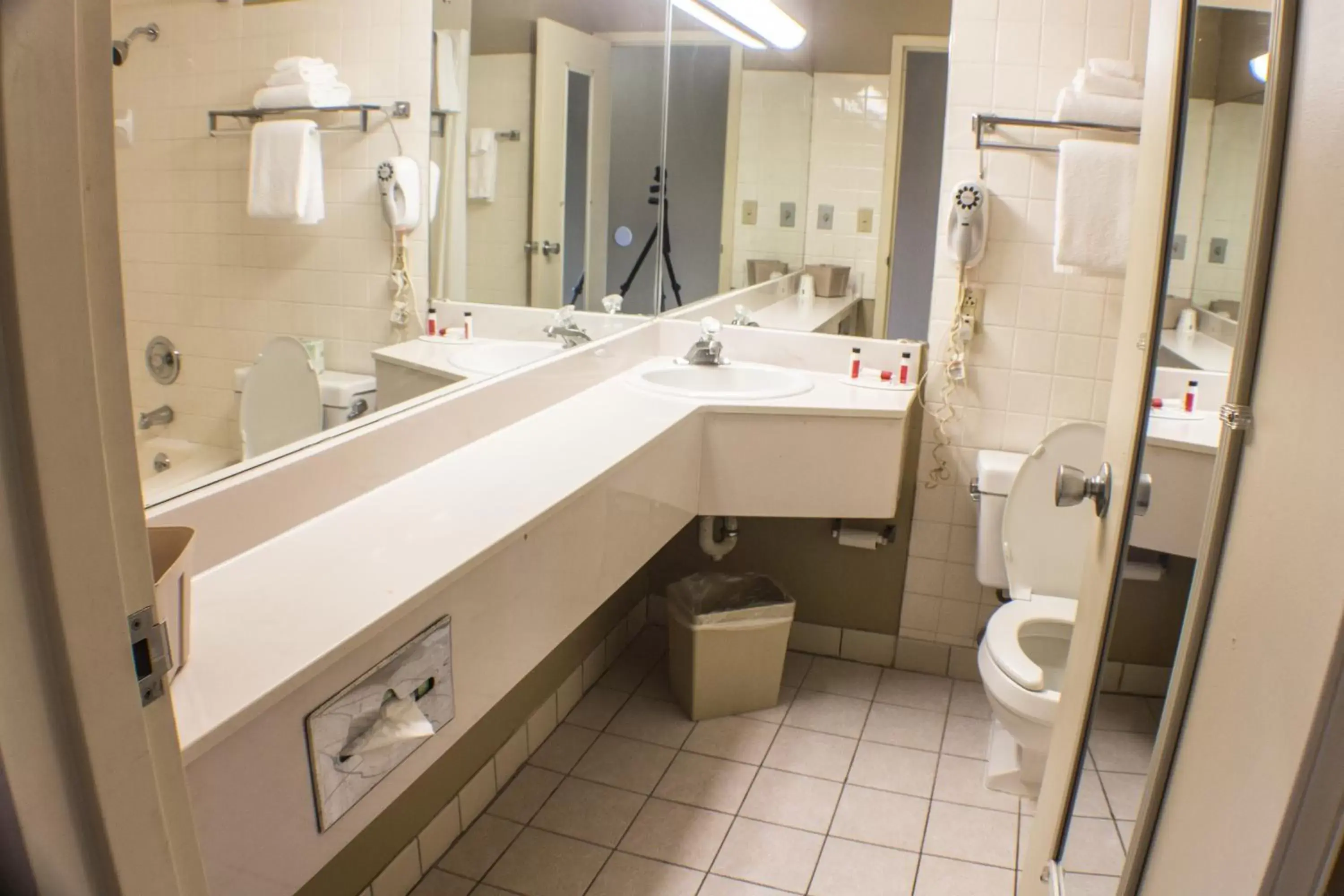 Bathroom in Super 8 by Wyndham Erie/I 90