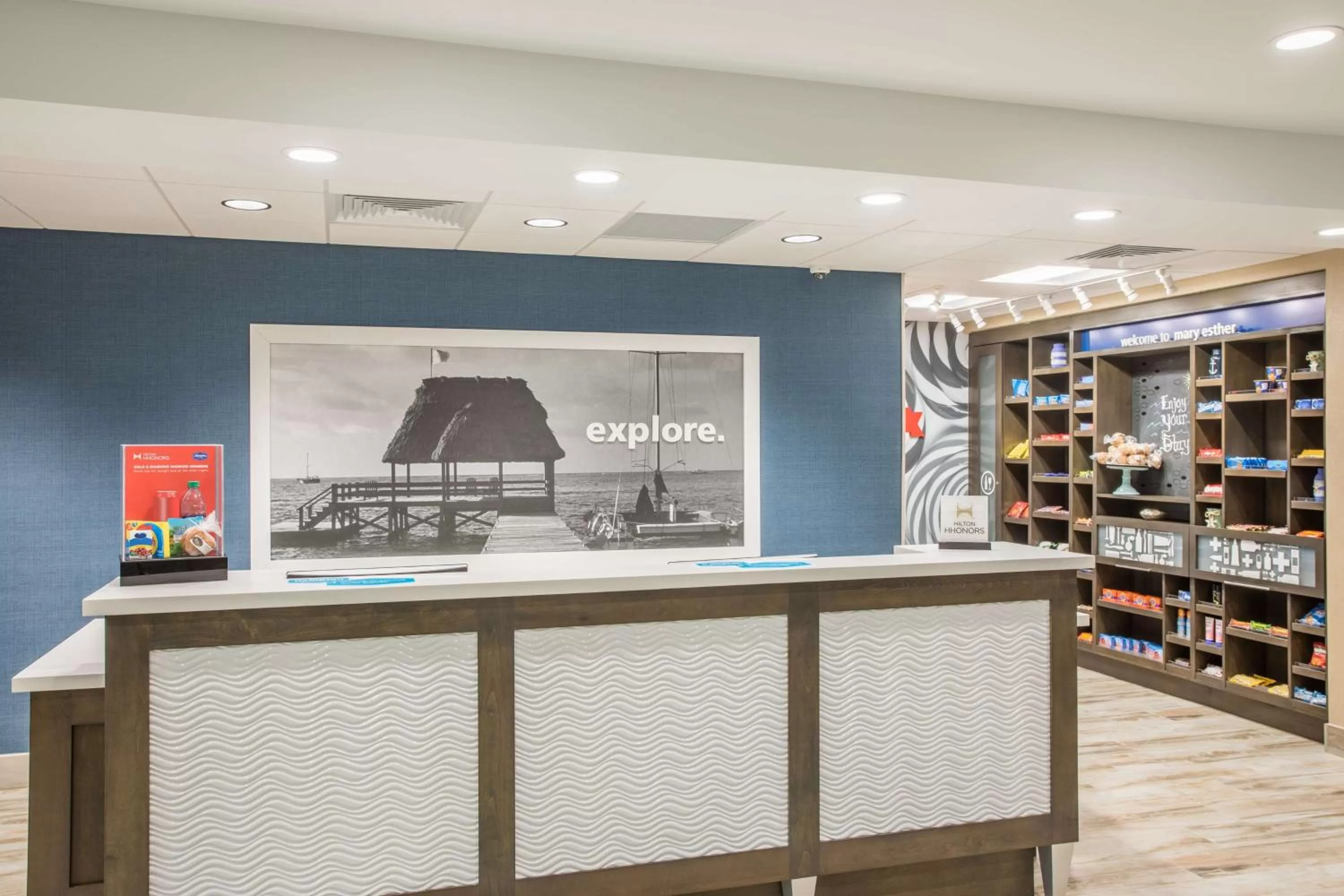 Lobby or reception in Hampton Inn & Suites Mary Esther-Fort Walton Beach, Fl