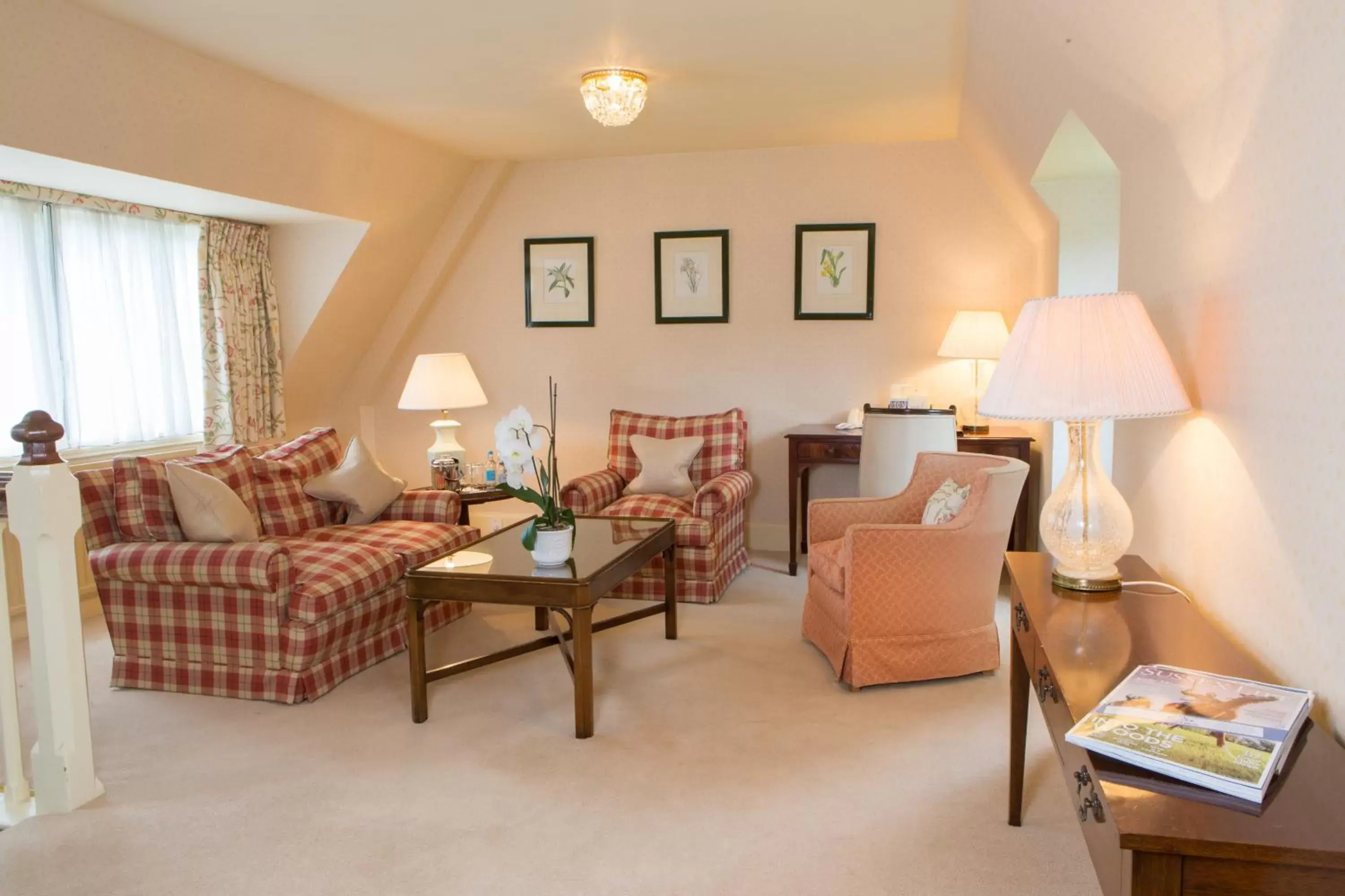 Living room, Seating Area in Horsted Place Hotel
