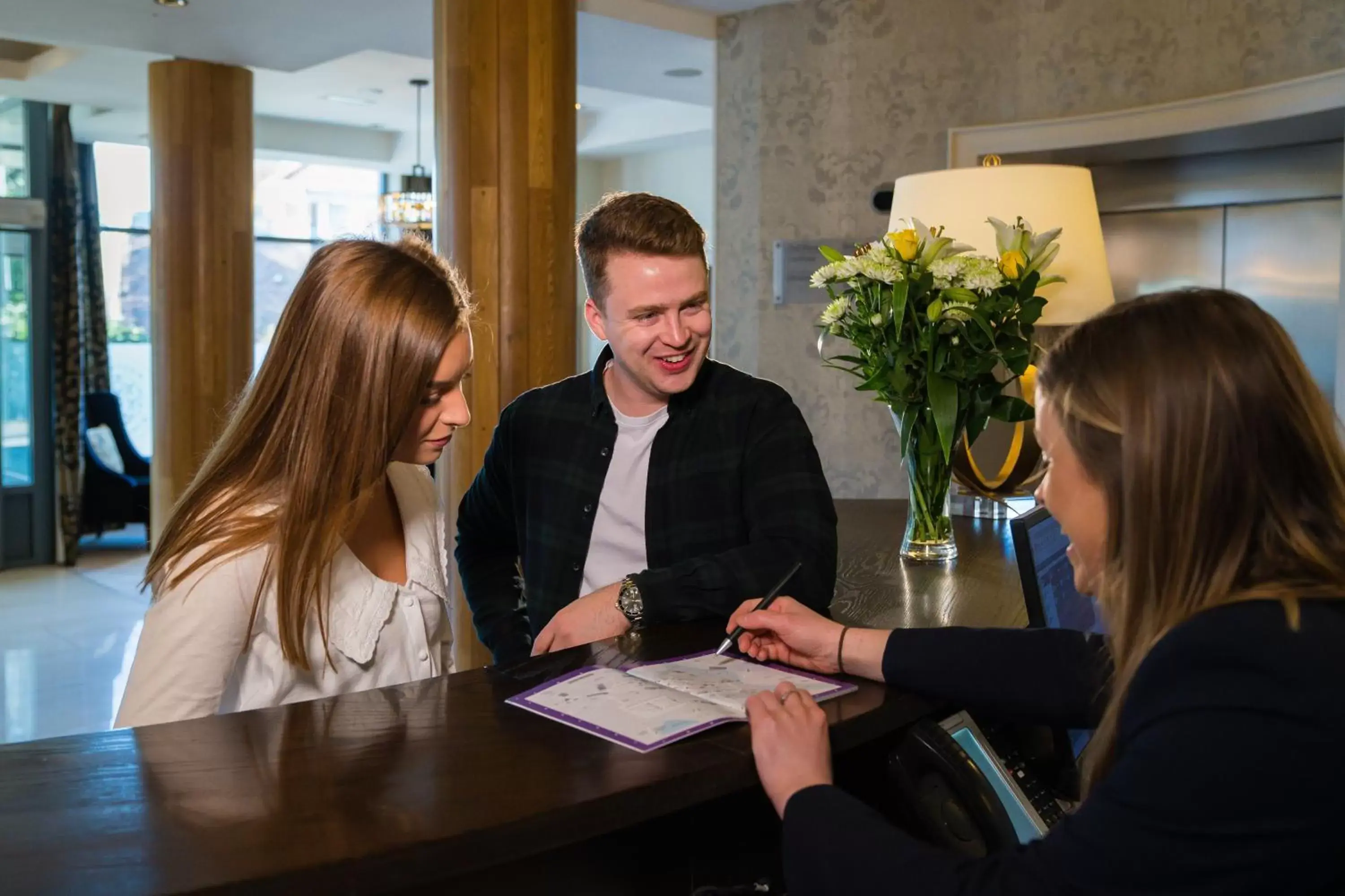 Lobby or reception, Guests in Westville Hotel