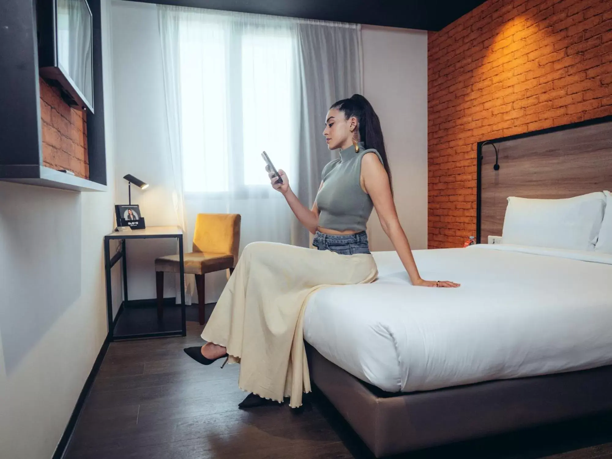 Bed in ONOMO Hotel Casablanca Sidi Maarouf Bed in ONOMO Hotel Casablanca Sidi Maarouf