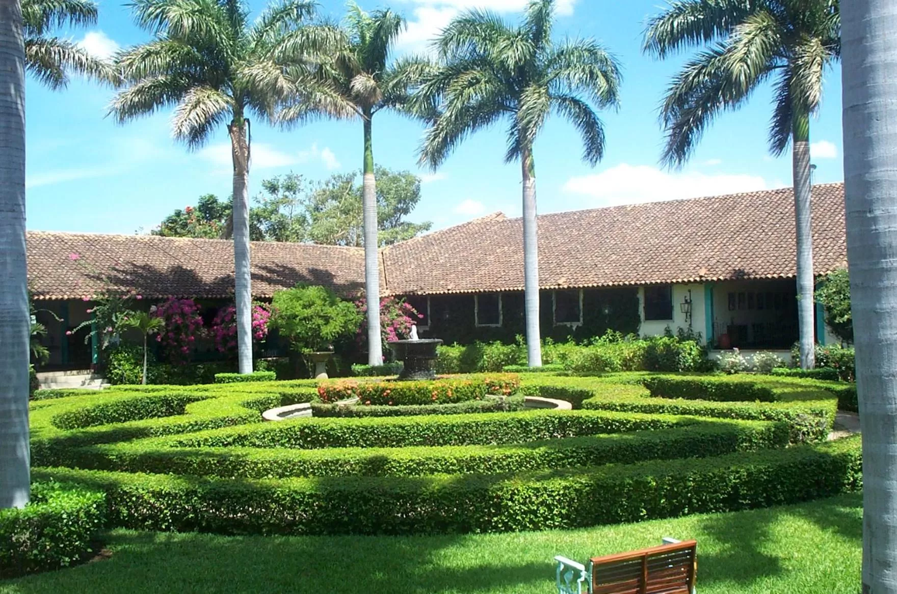 Natural landscape in Hotel El Convento Leon Nicaragua