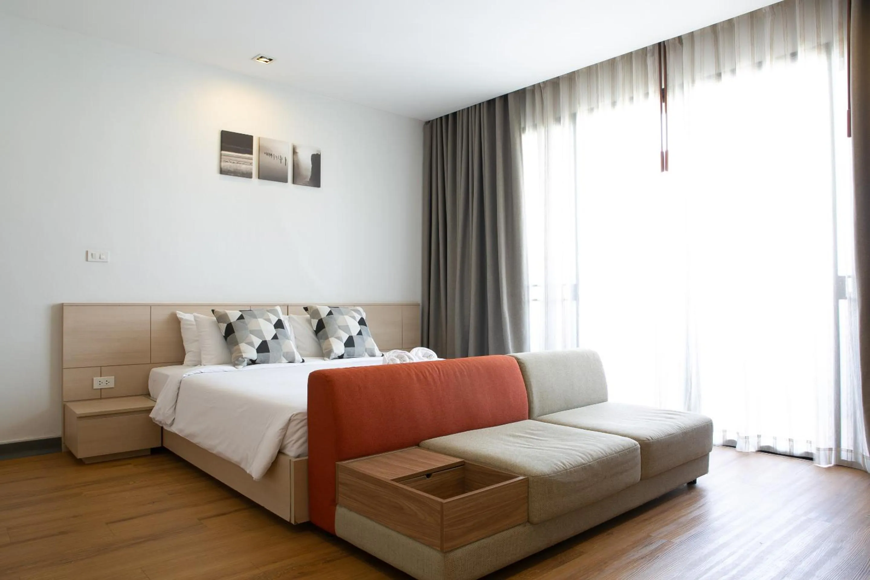 Bed in The Silver Palm Wellness Resort