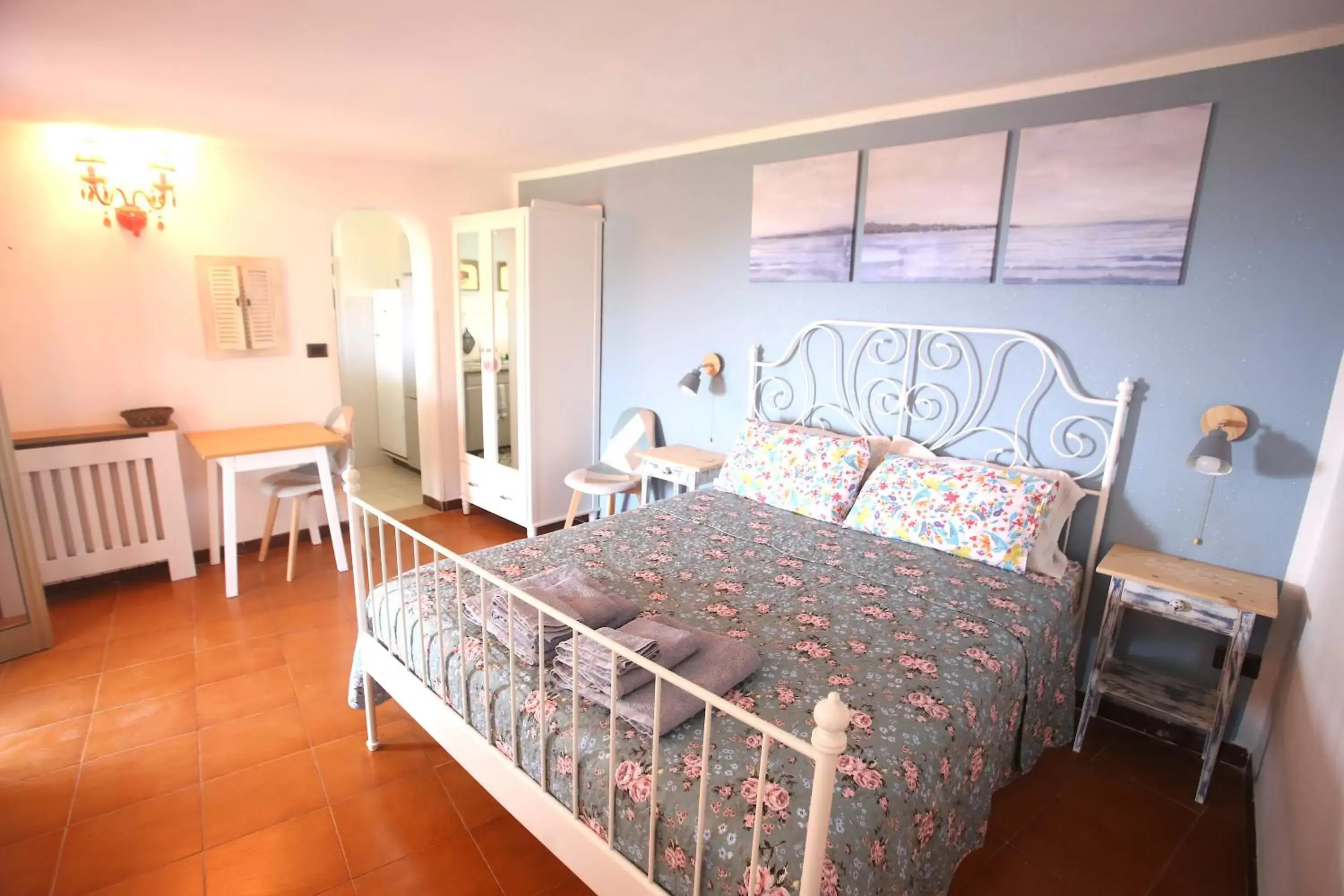 Bedroom, Bed in Ca' La Stella Sea-view Apartments