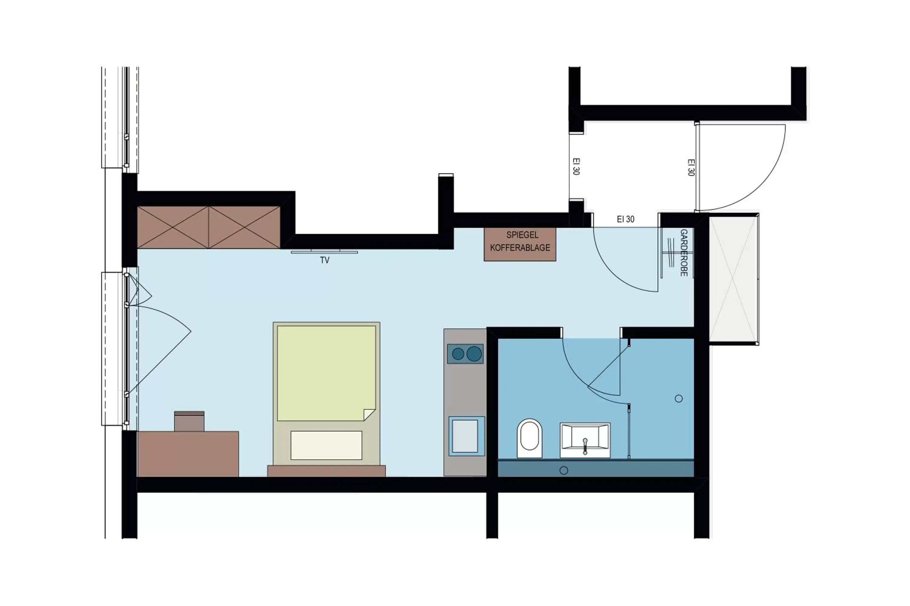 Floor Plan in Aparthotel-aarau-WEST Swiss Quality