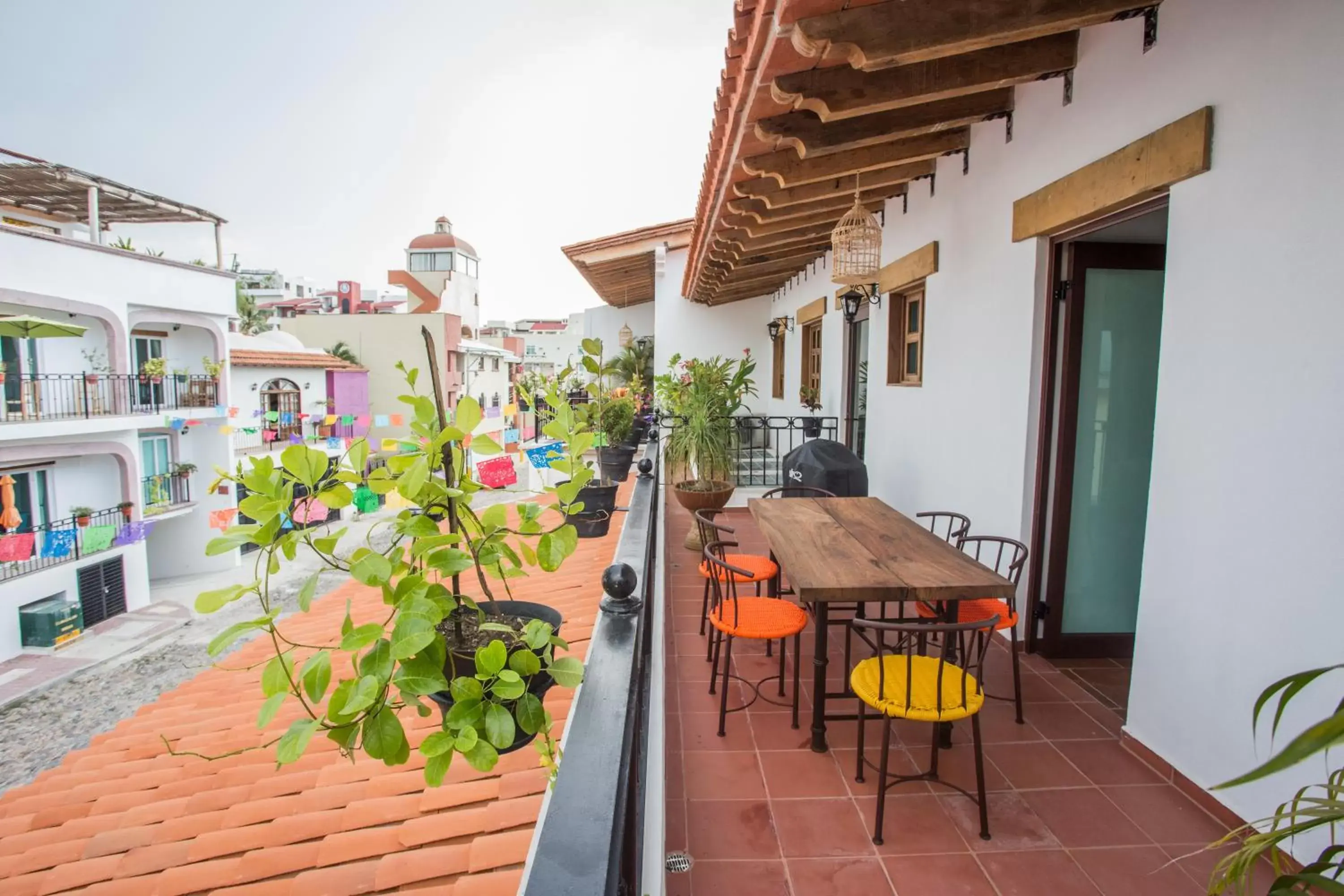 BBQ facilities, Balcony/Terrace in Refugio del Mar Luxury Hotel Boutique
