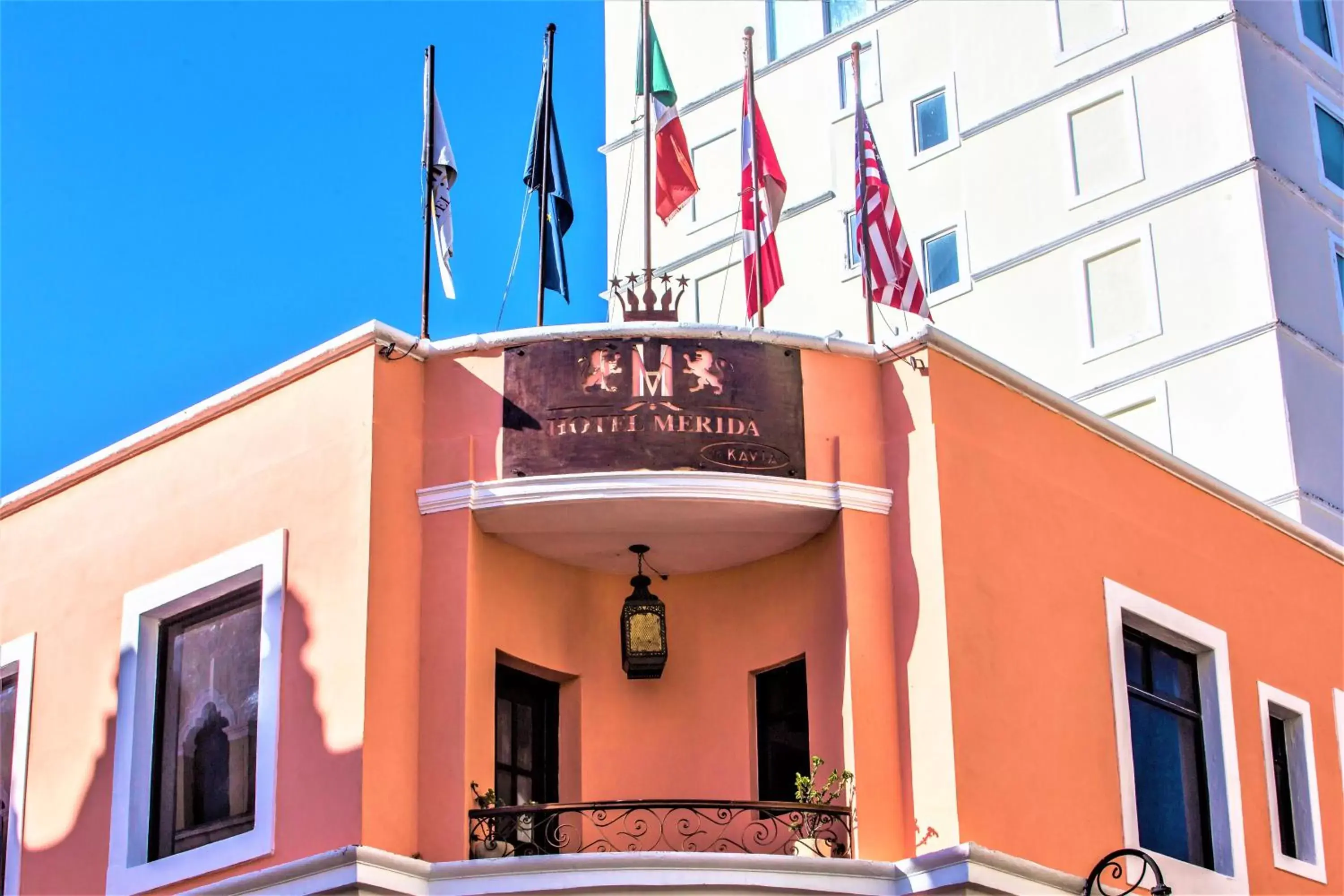 Facade/entrance in Hotel Merida
