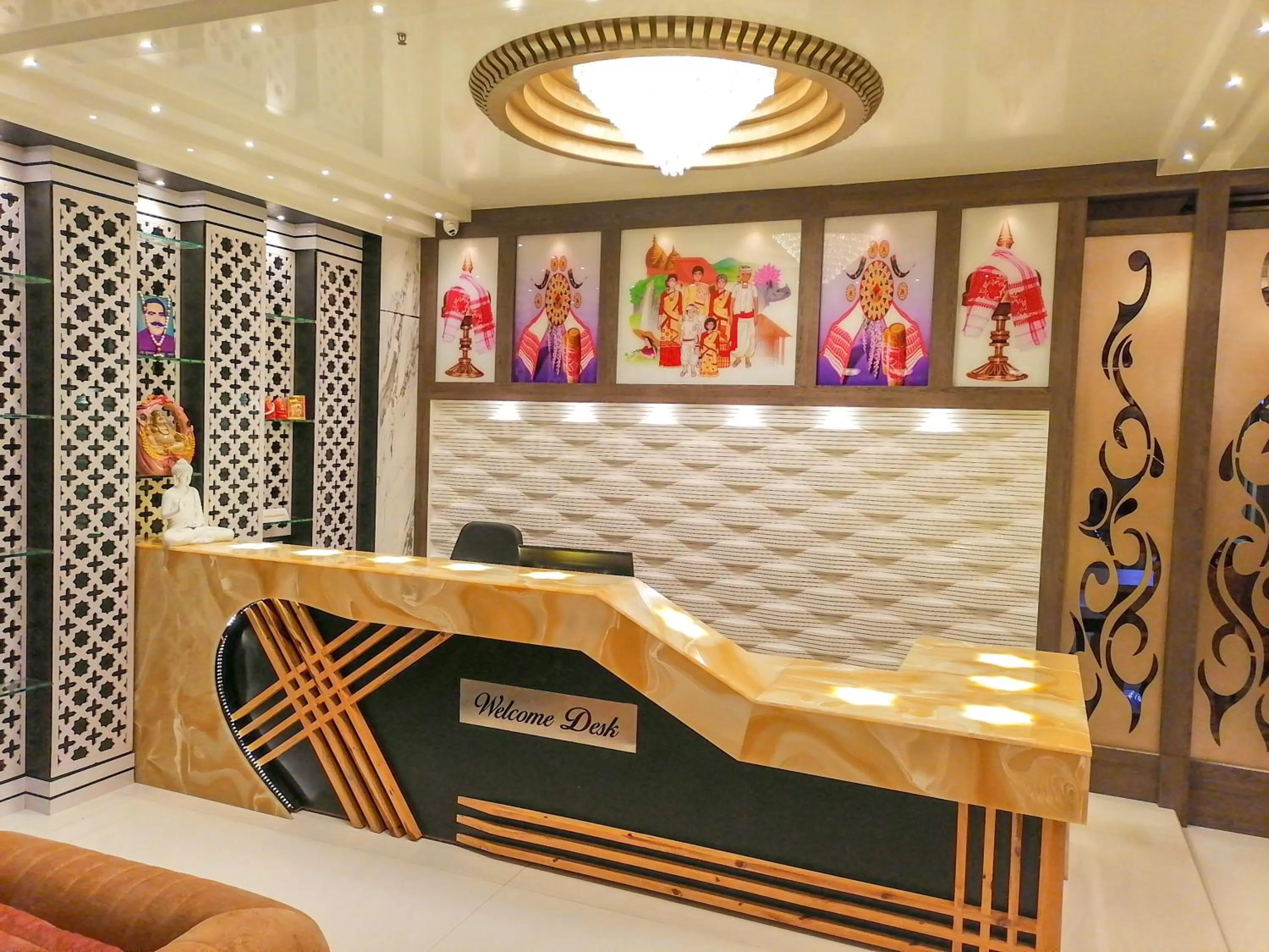 Lobby or reception in Ghar 365 Residency