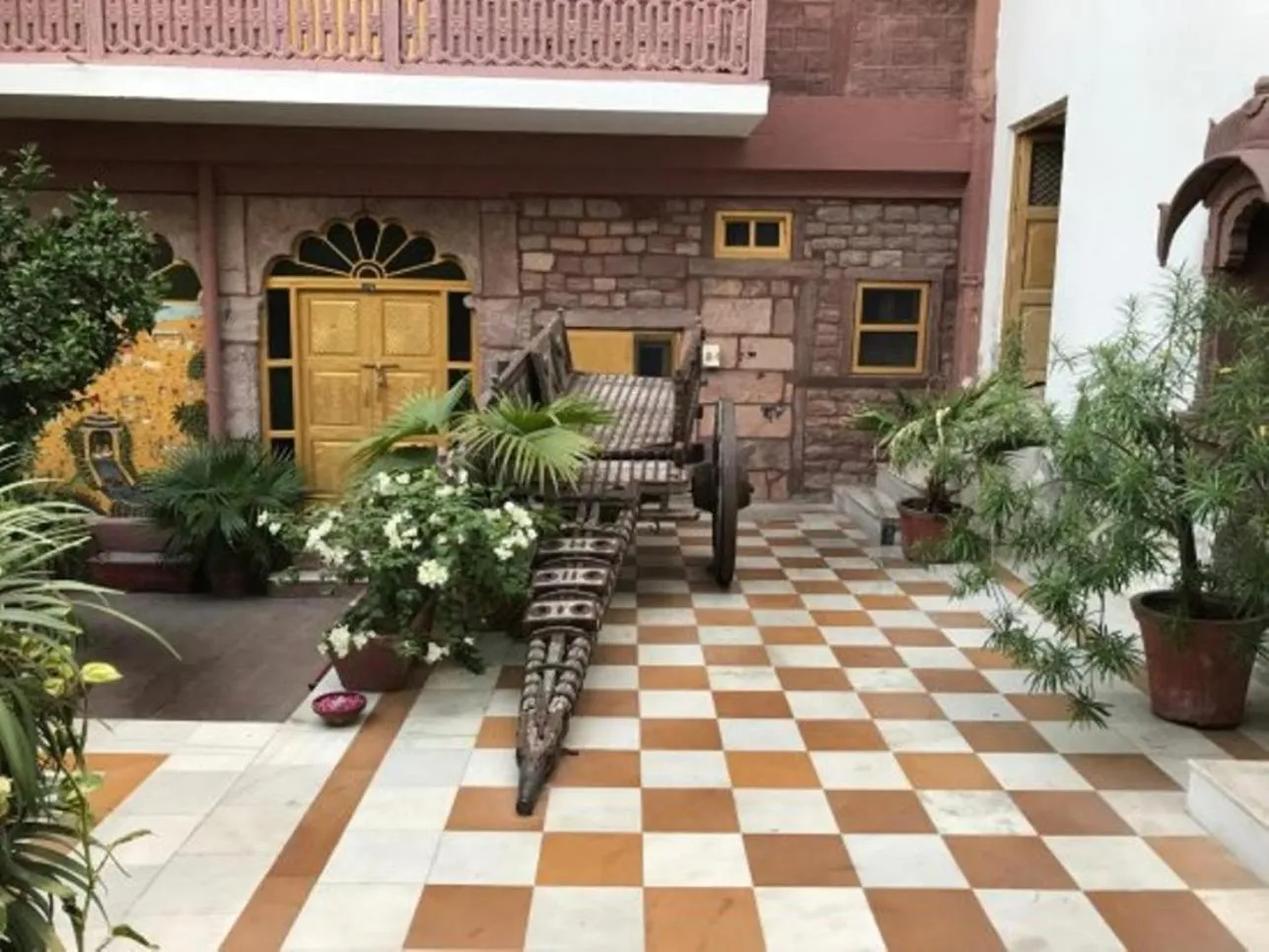 Floor plan in Krishna Prakash Heritage Haveli