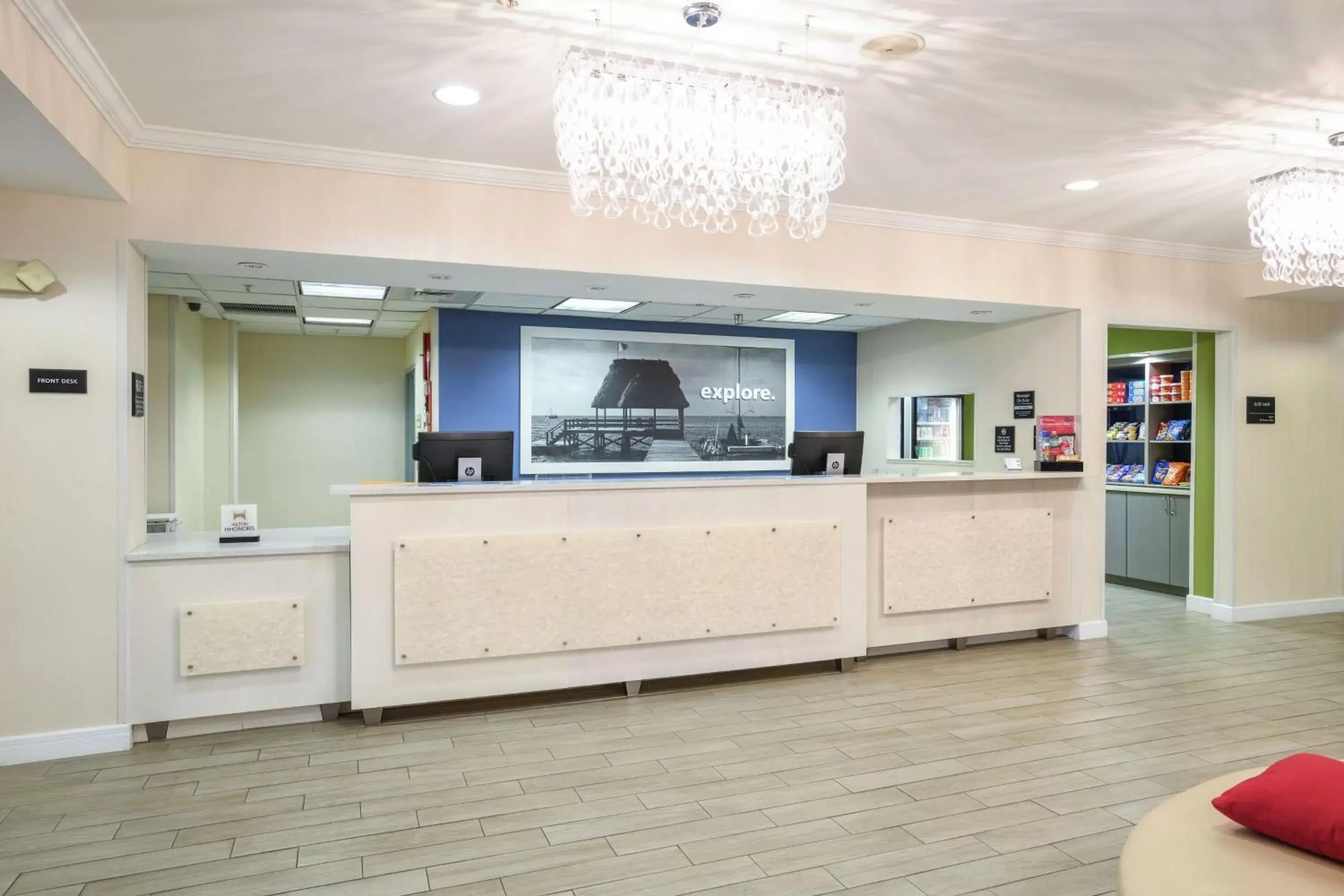 Lobby or reception, Lobby/Reception in Hampton Inn Jacksonville - East Regency Square