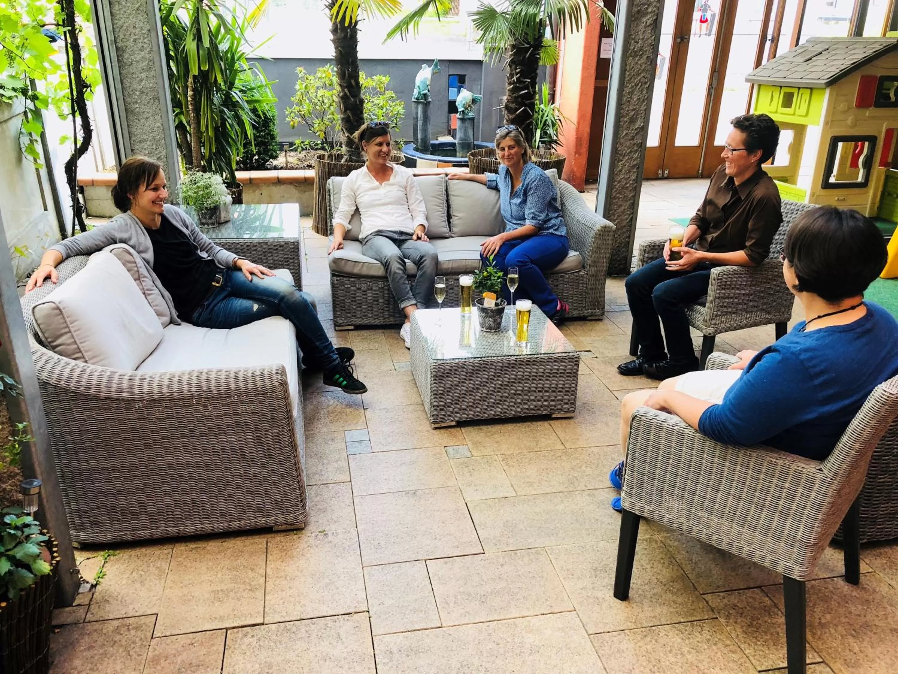 Patio in Hotel Römer