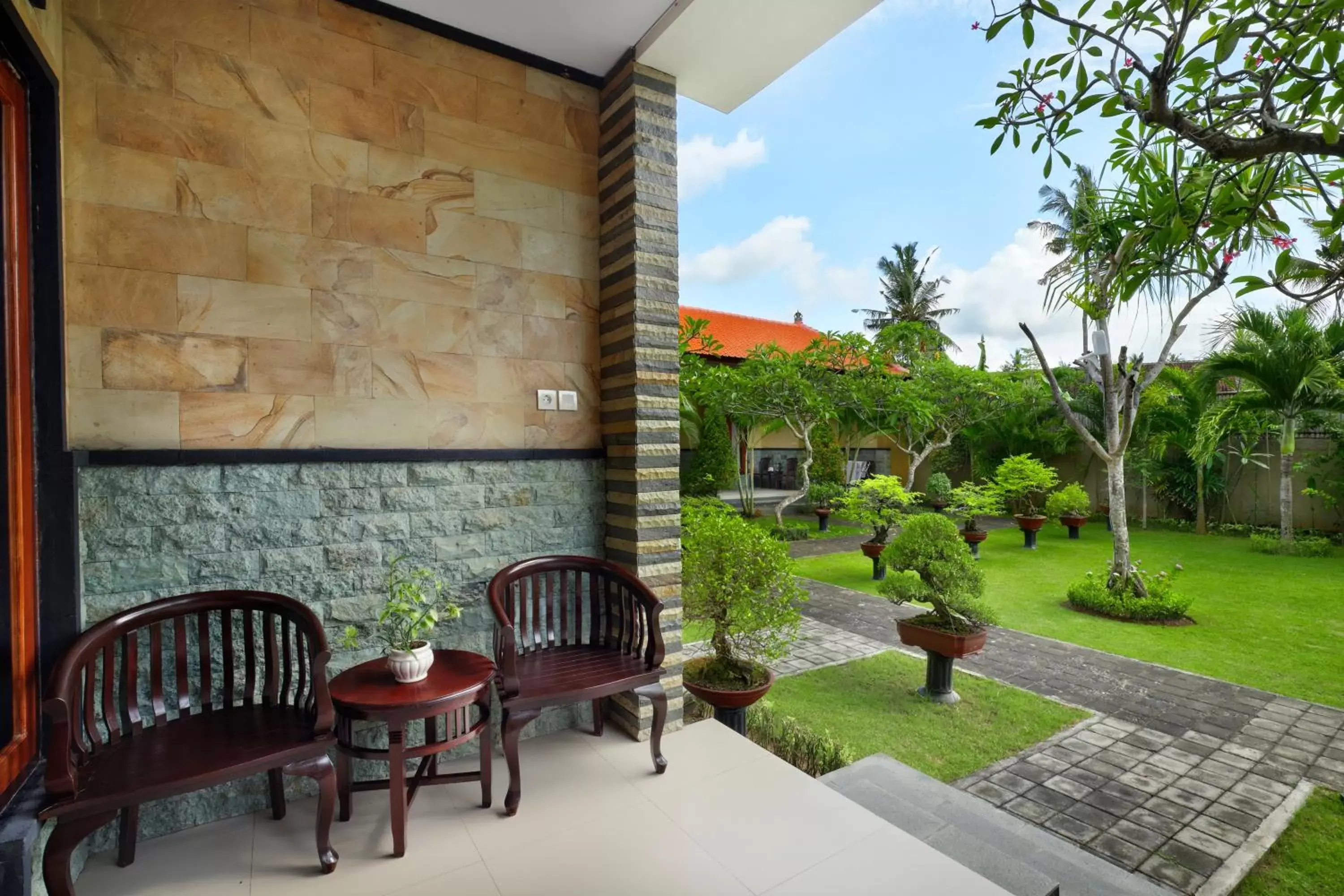 Balcony/Terrace in Hotel Arsa Santhi Nusa Penida