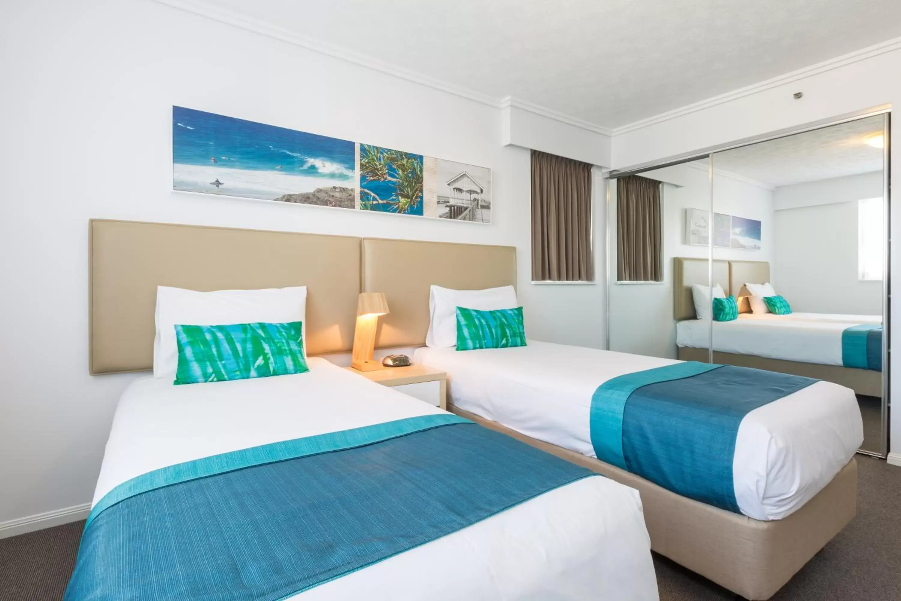 Bedroom, Bed in Club Wyndham Kirra Beach