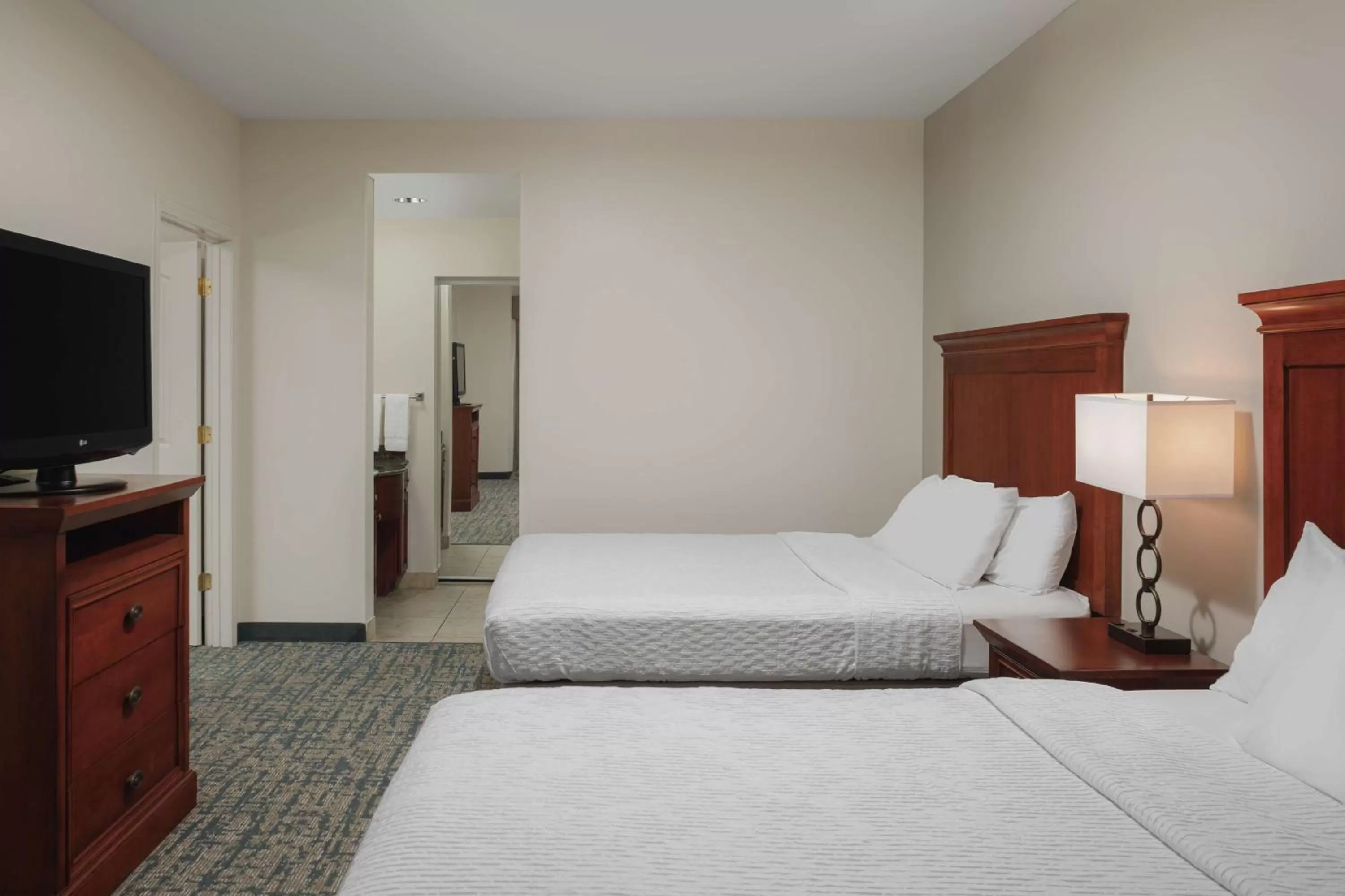 Bed in Homewood Suites by Hilton Knoxville West at Turkey Creek