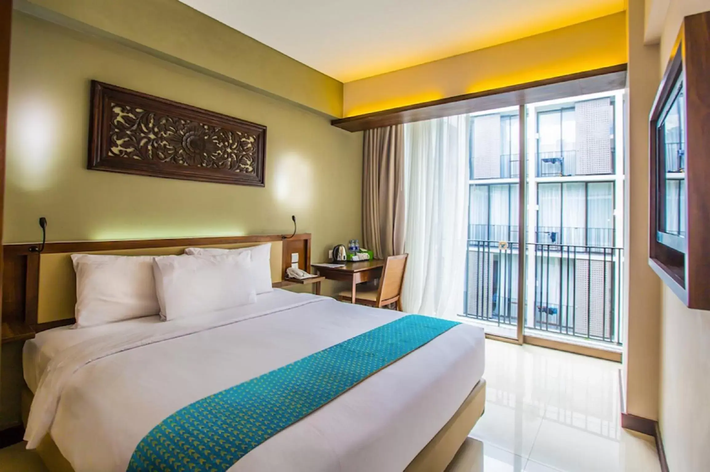 Bedroom, Bed in Hotel Terrace at Kuta Bedroom, Bed in Hotel Terrace at Kuta