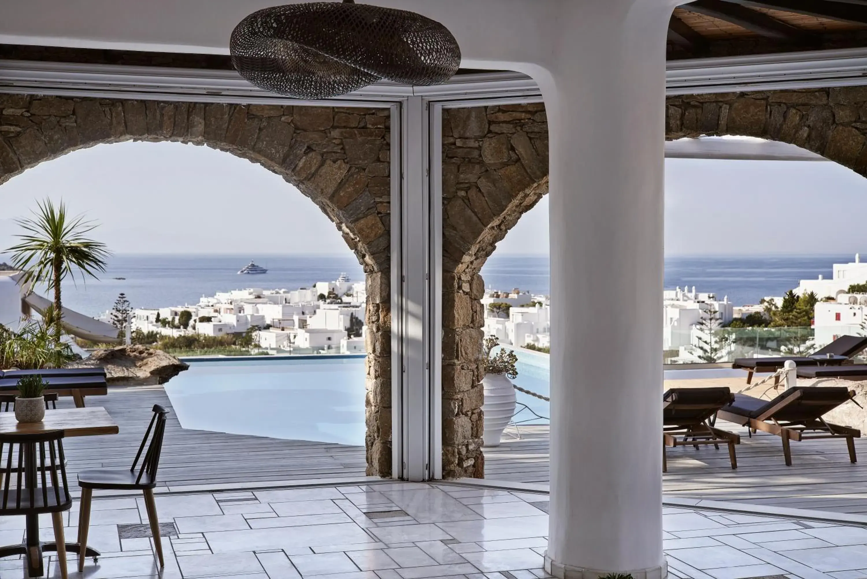 Lobby or reception, Swimming Pool in Mr & Mrs White Mykonos